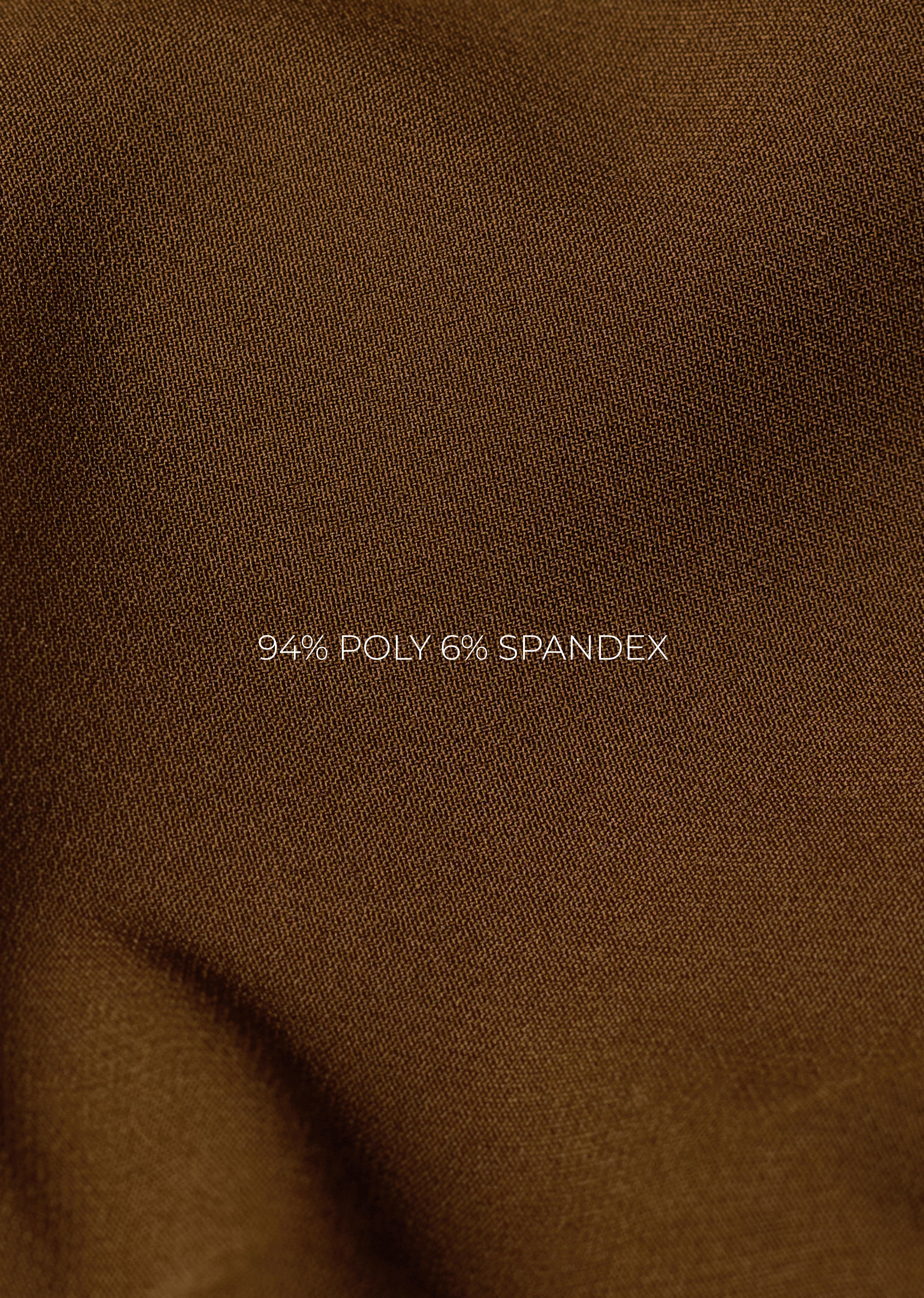 Terracotta Brown Pleated Gurkha Pant