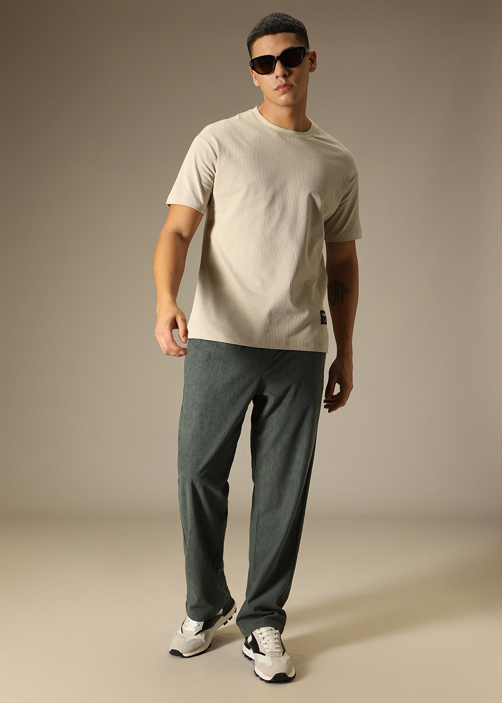 Green Thin Corduroy Pant