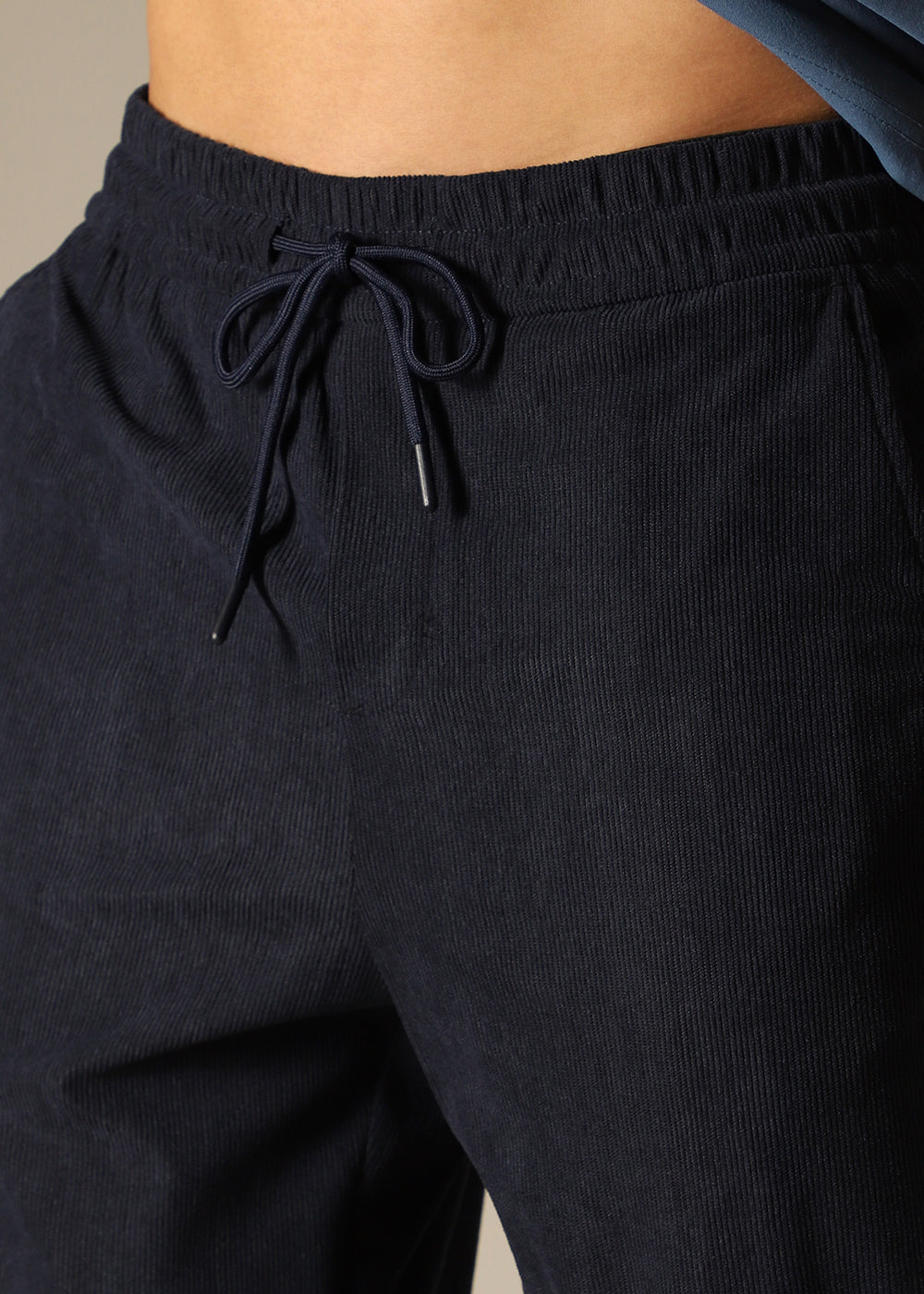Navy Blue Thin Corduroy Pant