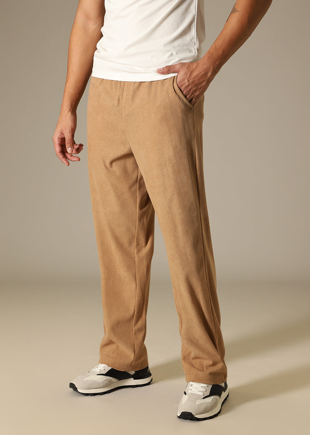 Brown Thin Corduroy Pant