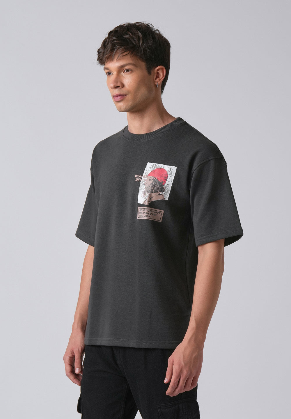 Thundercloud Grey Oversized T-shirt