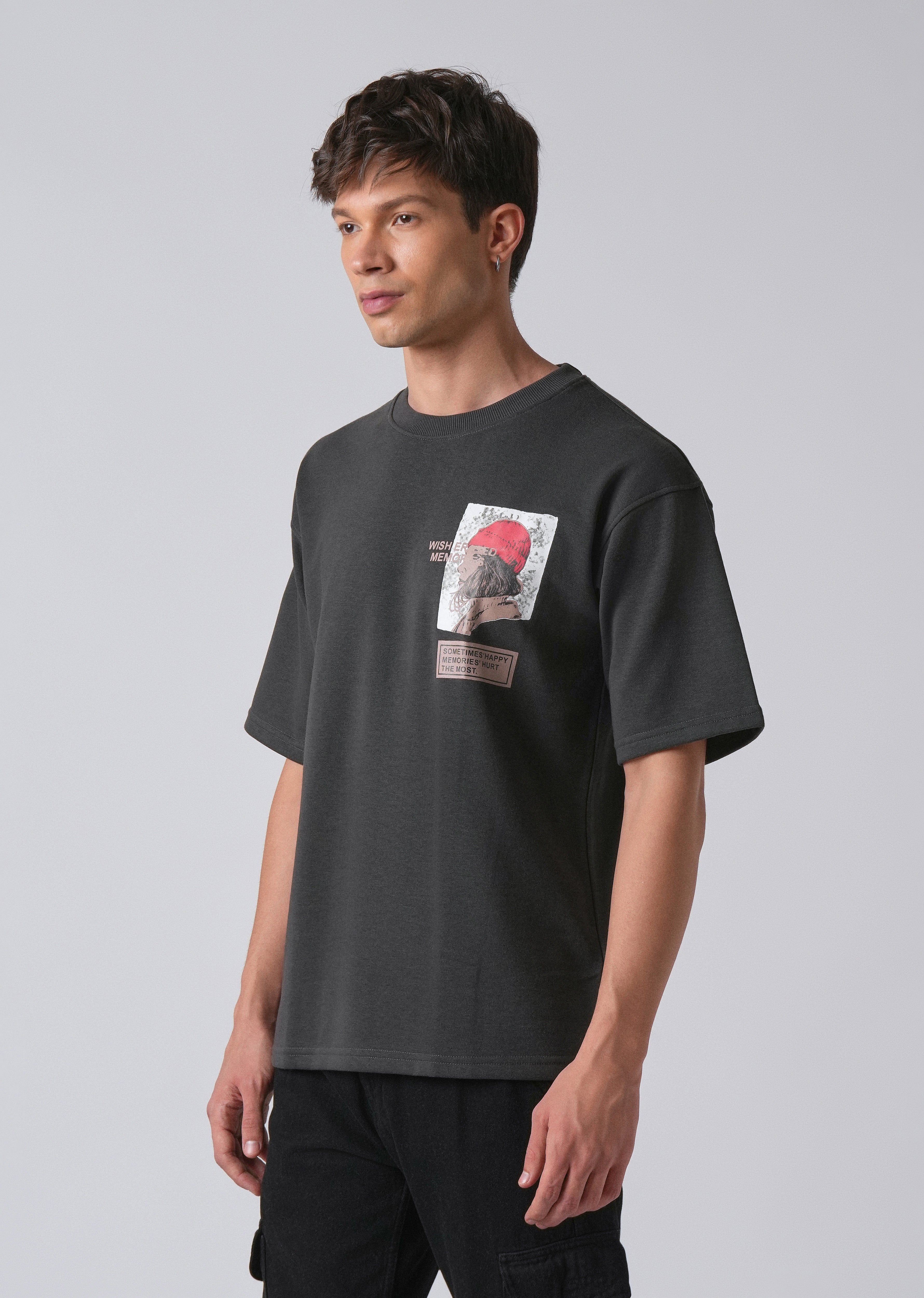Thundercloud Grey Oversized T-shirt