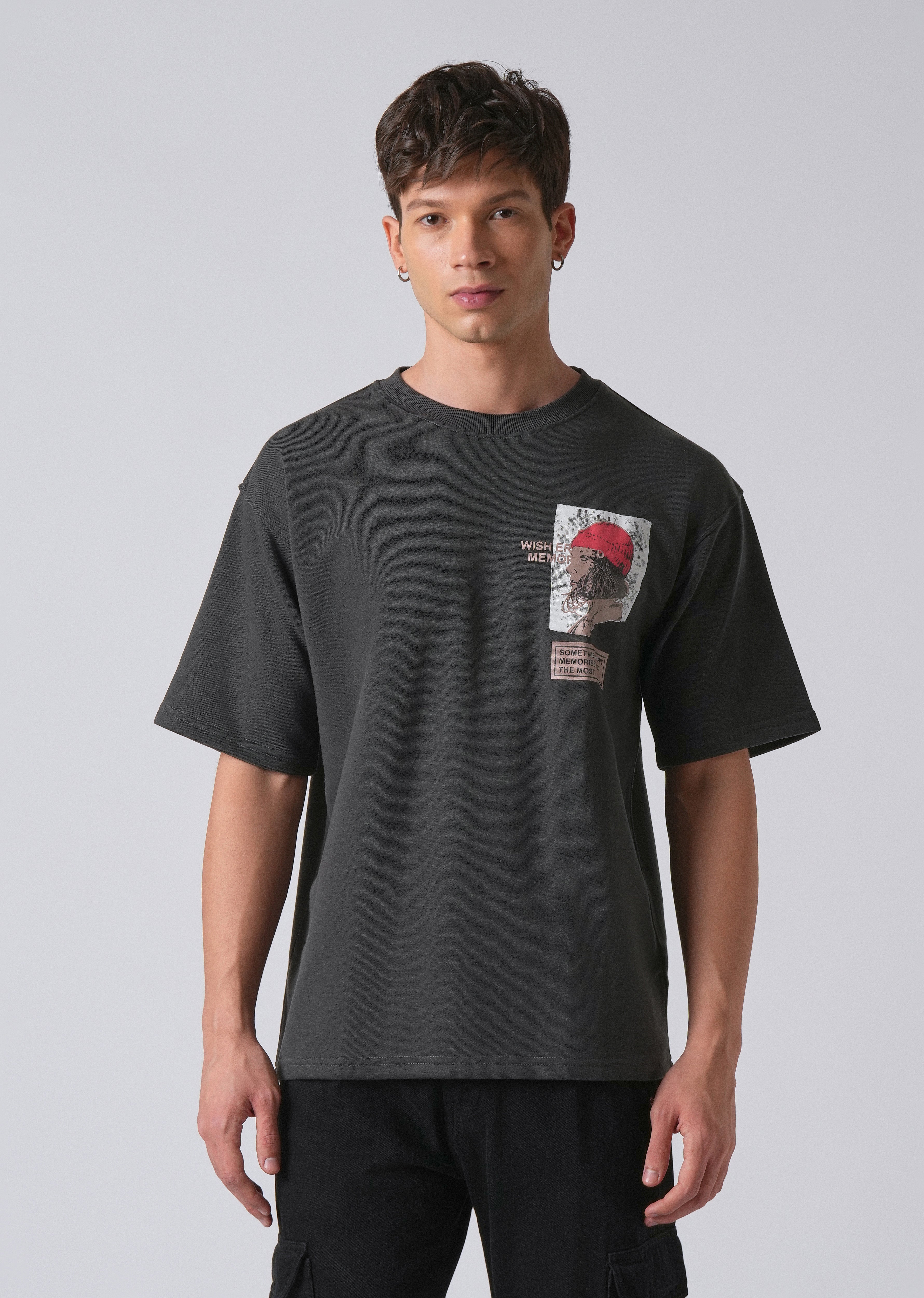 Thundercloud Grey Oversized T-shirt