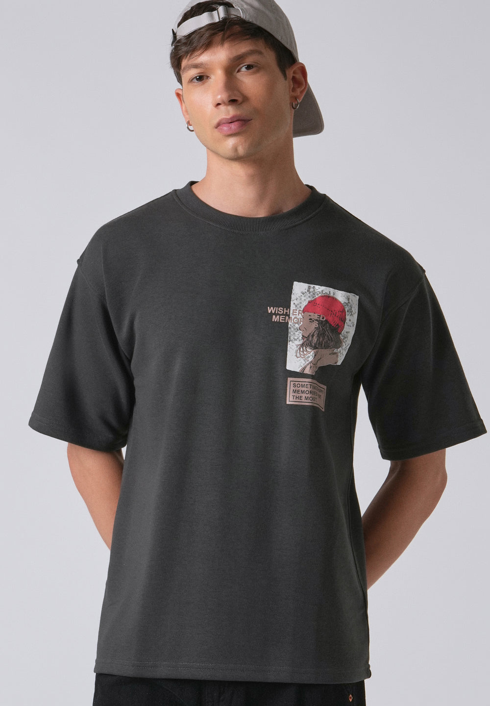 Thundercloud Grey Oversized T-shirt