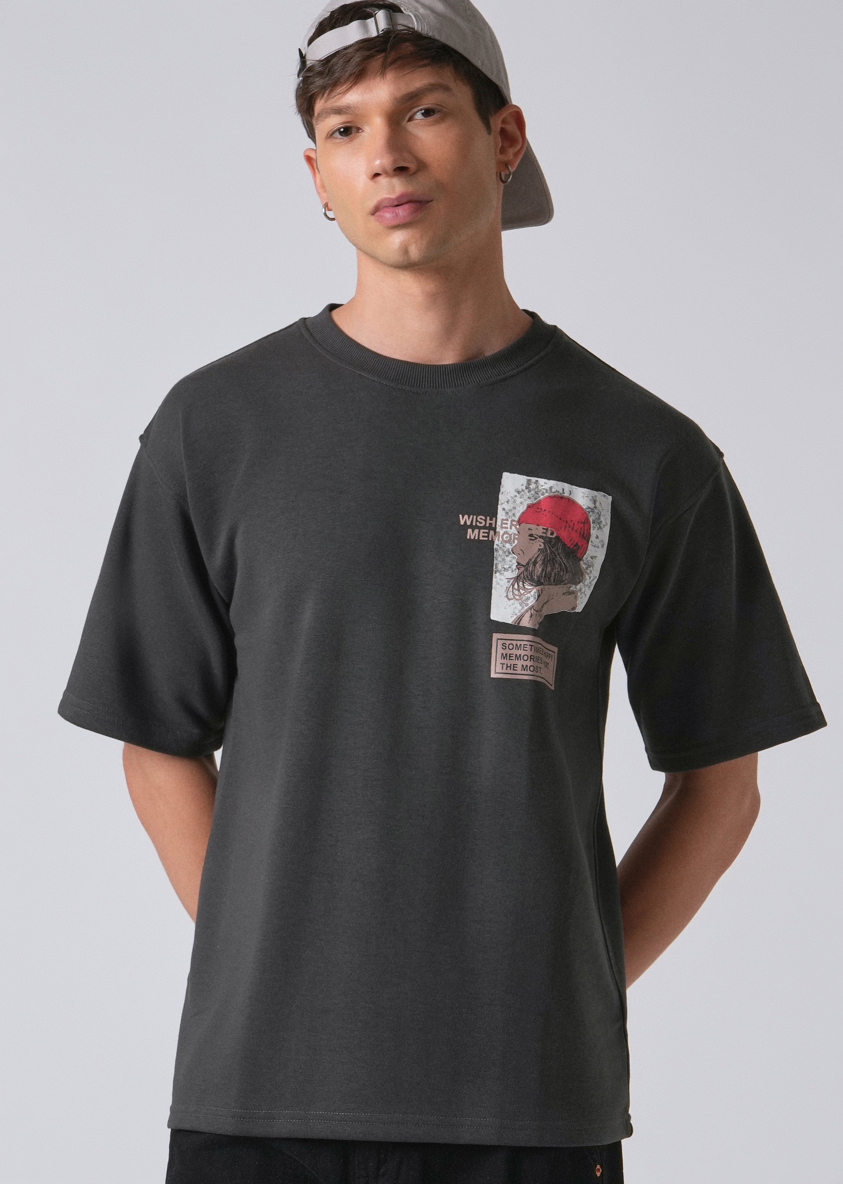 Thundercloud Grey Oversized T-shirt