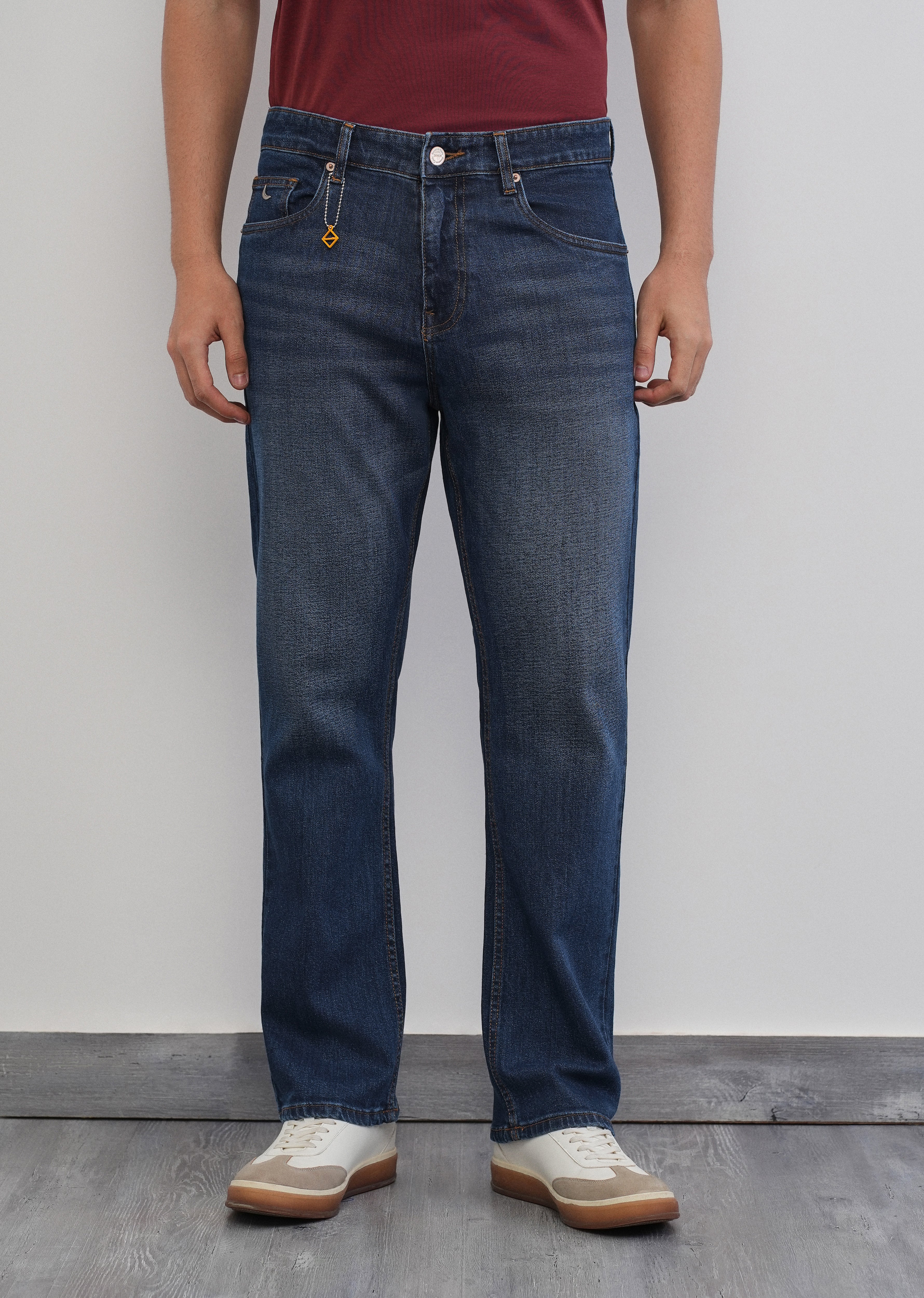 Timeless Blue Straight Fit Jeans