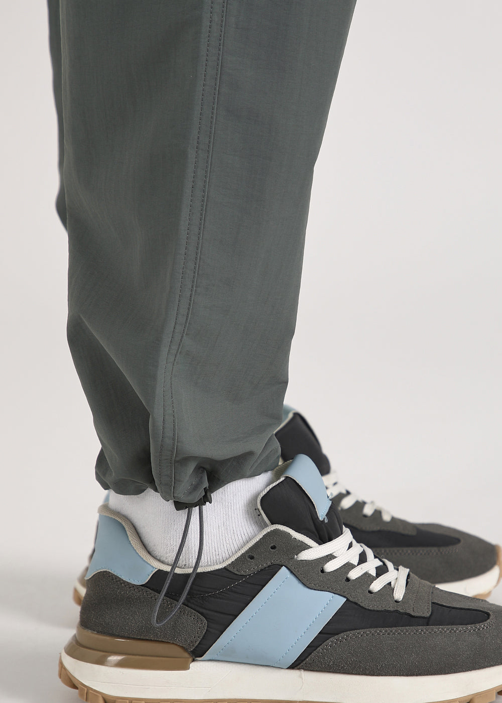 Sage Grey Relaxed Fit Track Pant