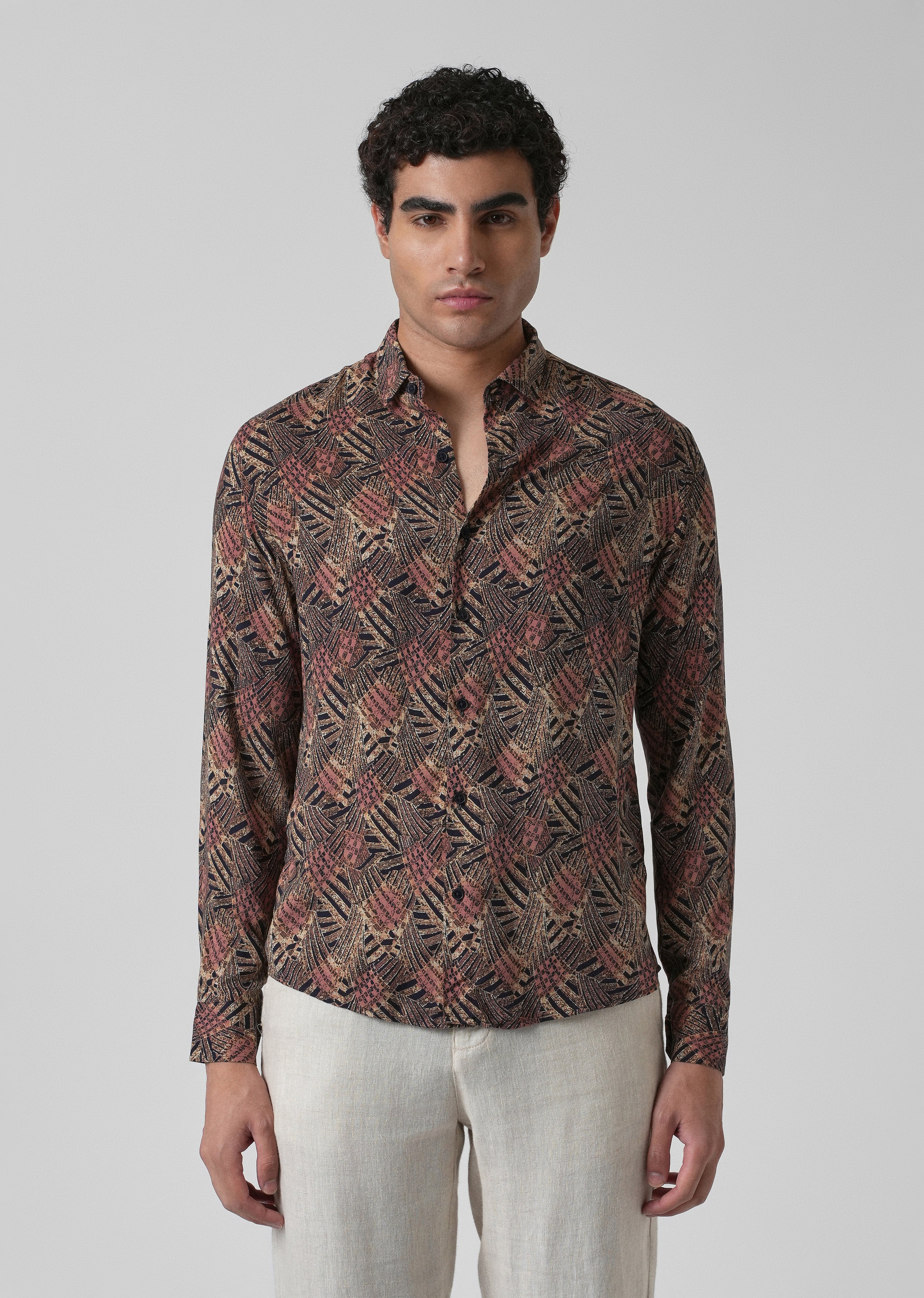 Tranquil Tendrils Feather Shirt