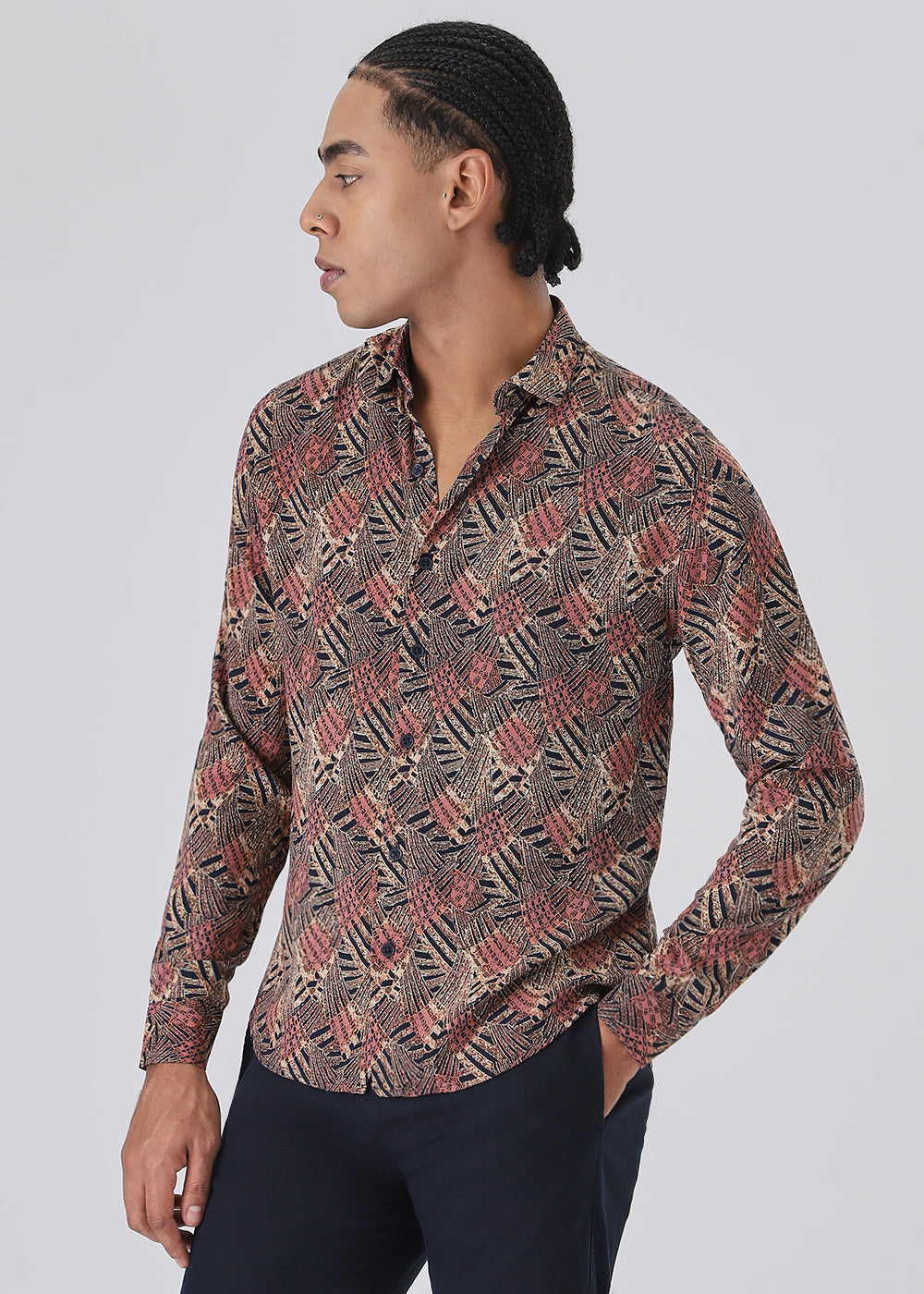 Tranquil Tendrils Feather Shirt