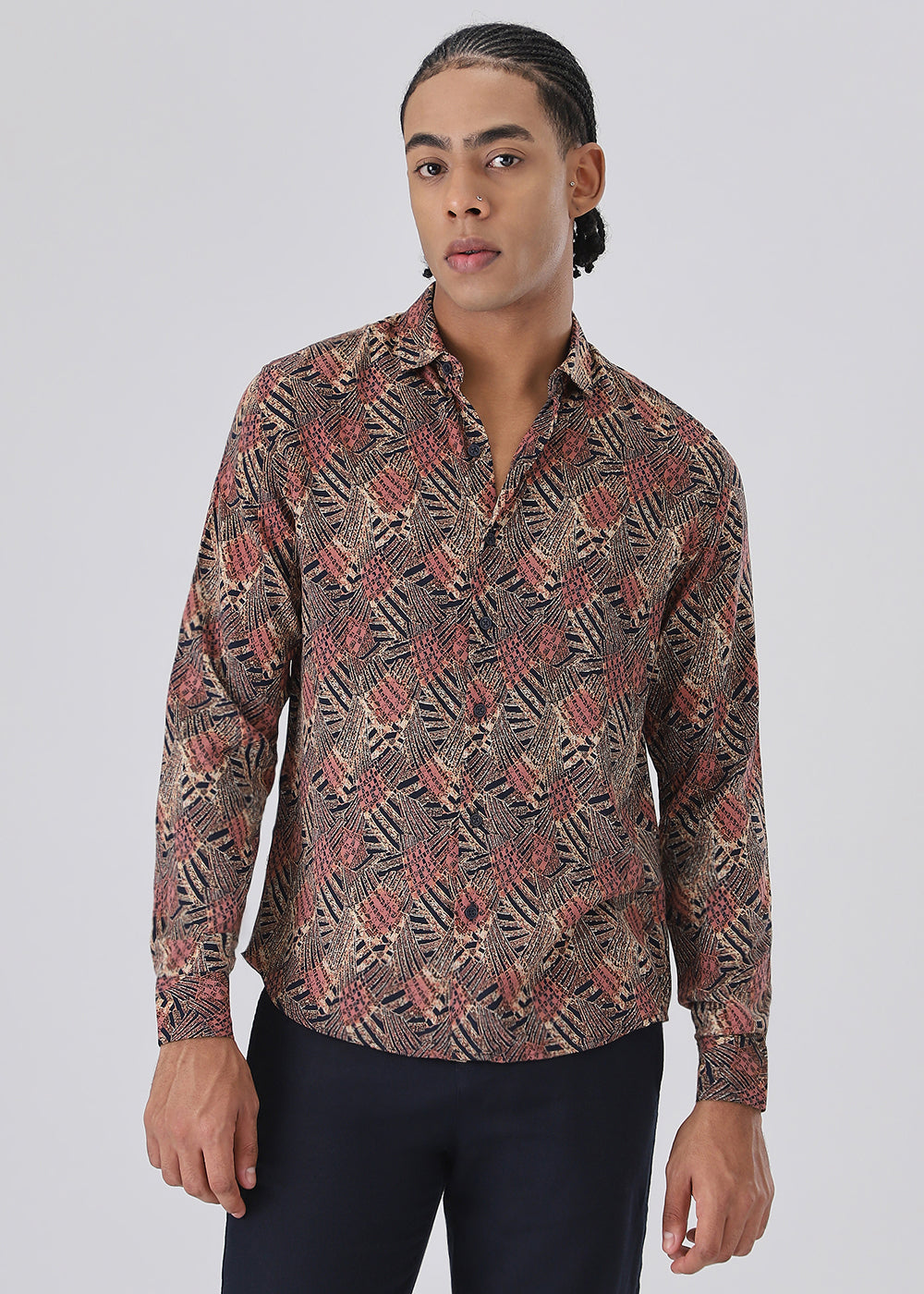 Tranquil Tendrils Feather Shirt