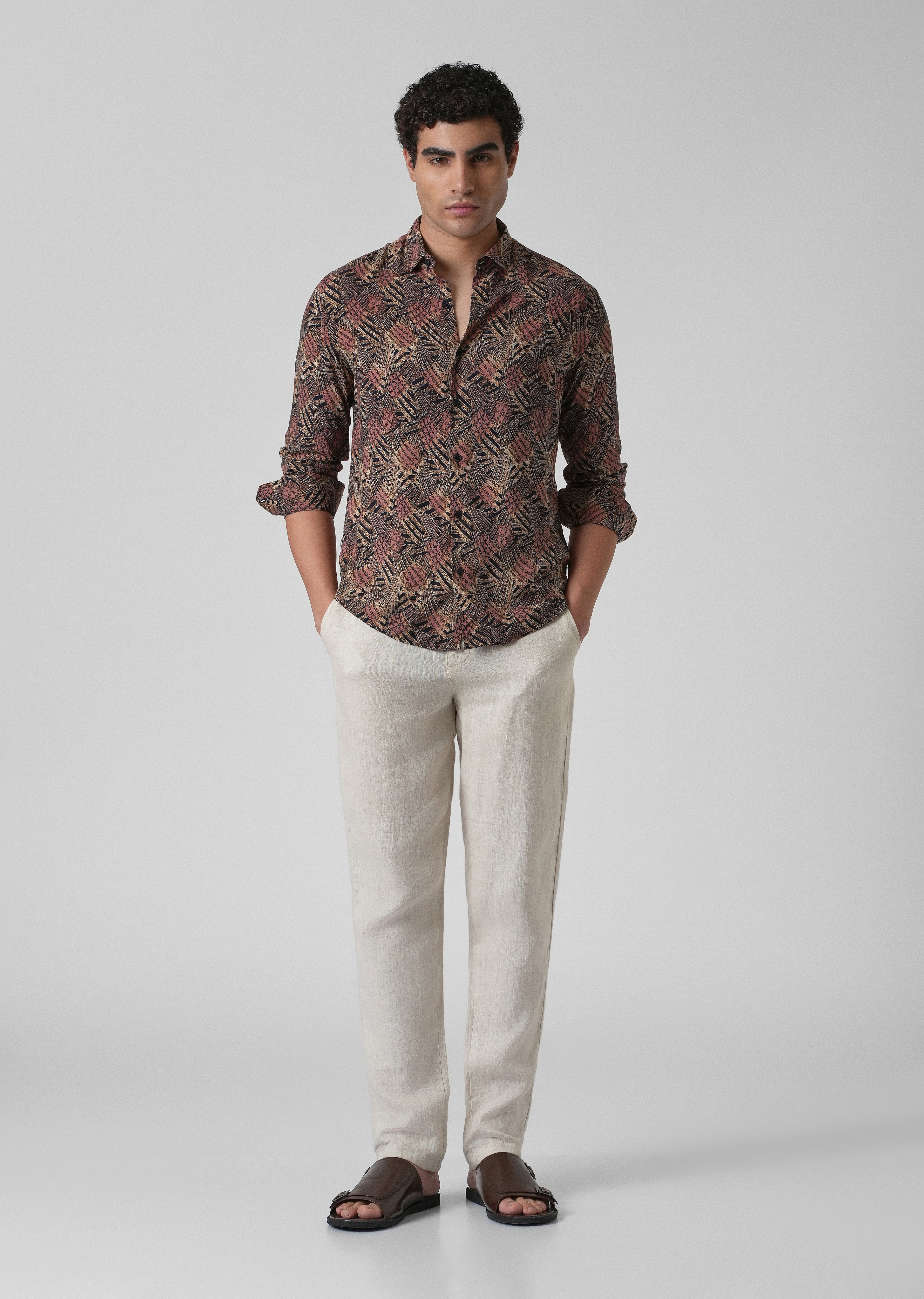 Tranquil Tendrils Feather Shirt