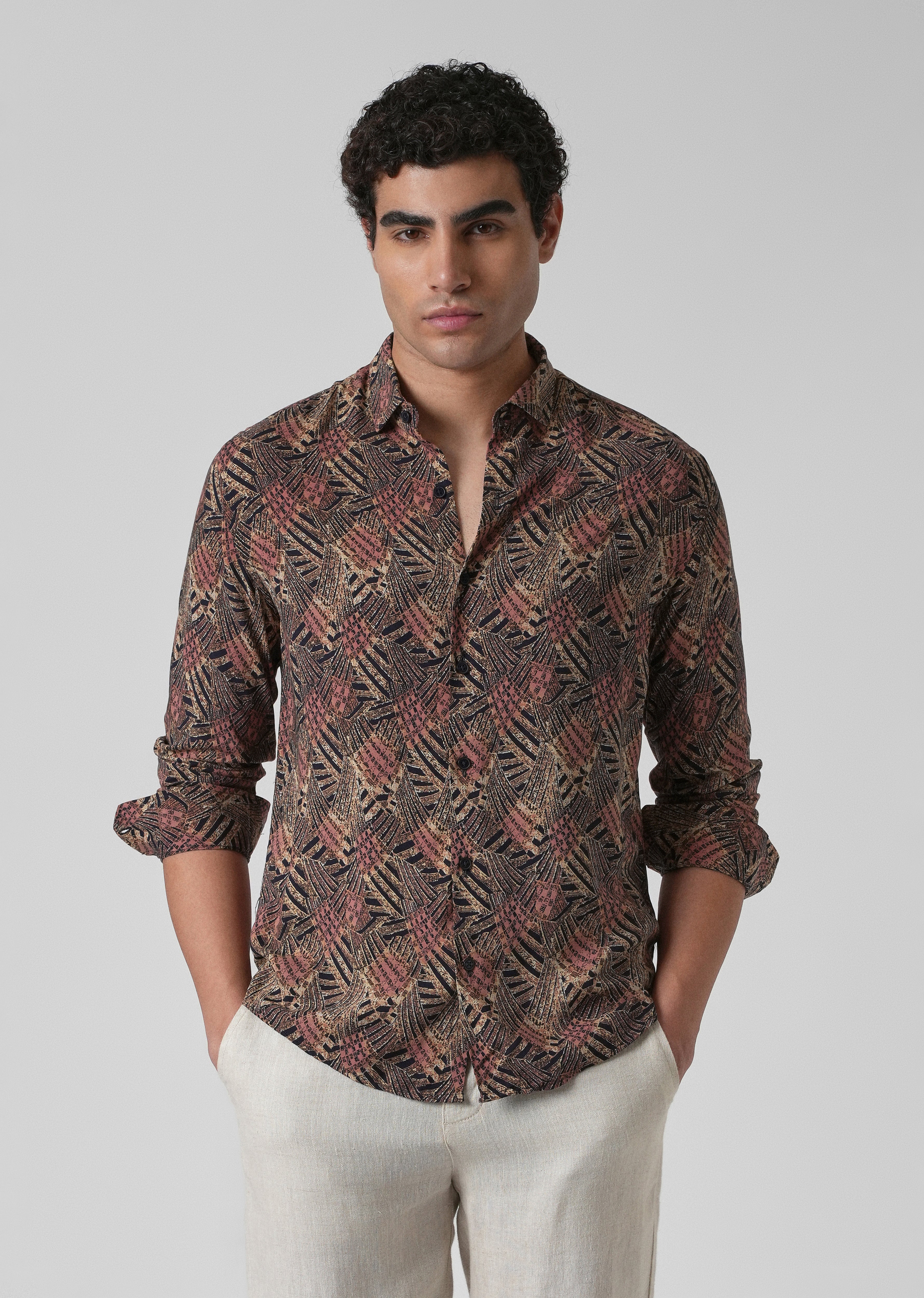 Tranquil Tendrils Feather Shirt