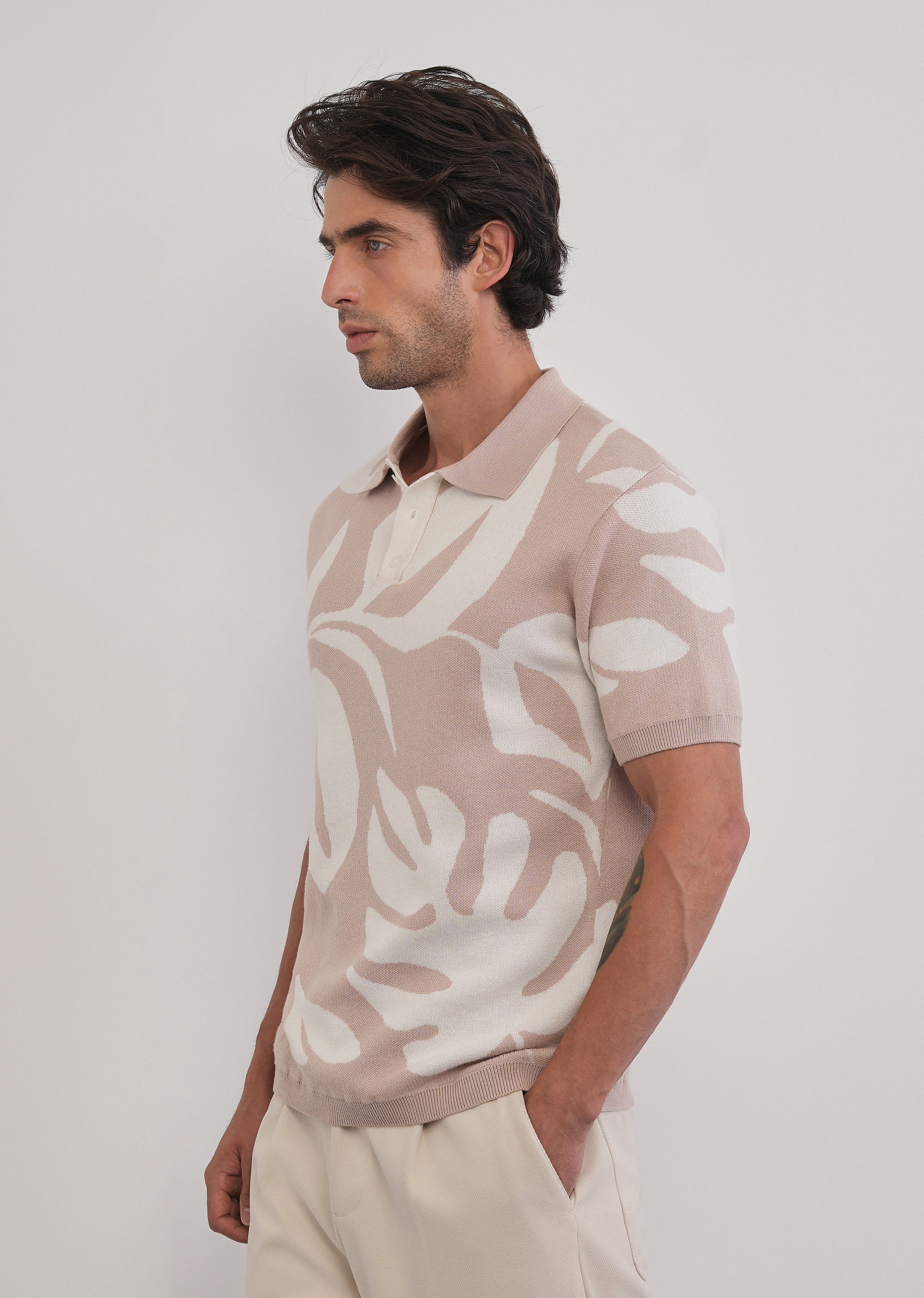 Cotton Tropical Knitted Polo