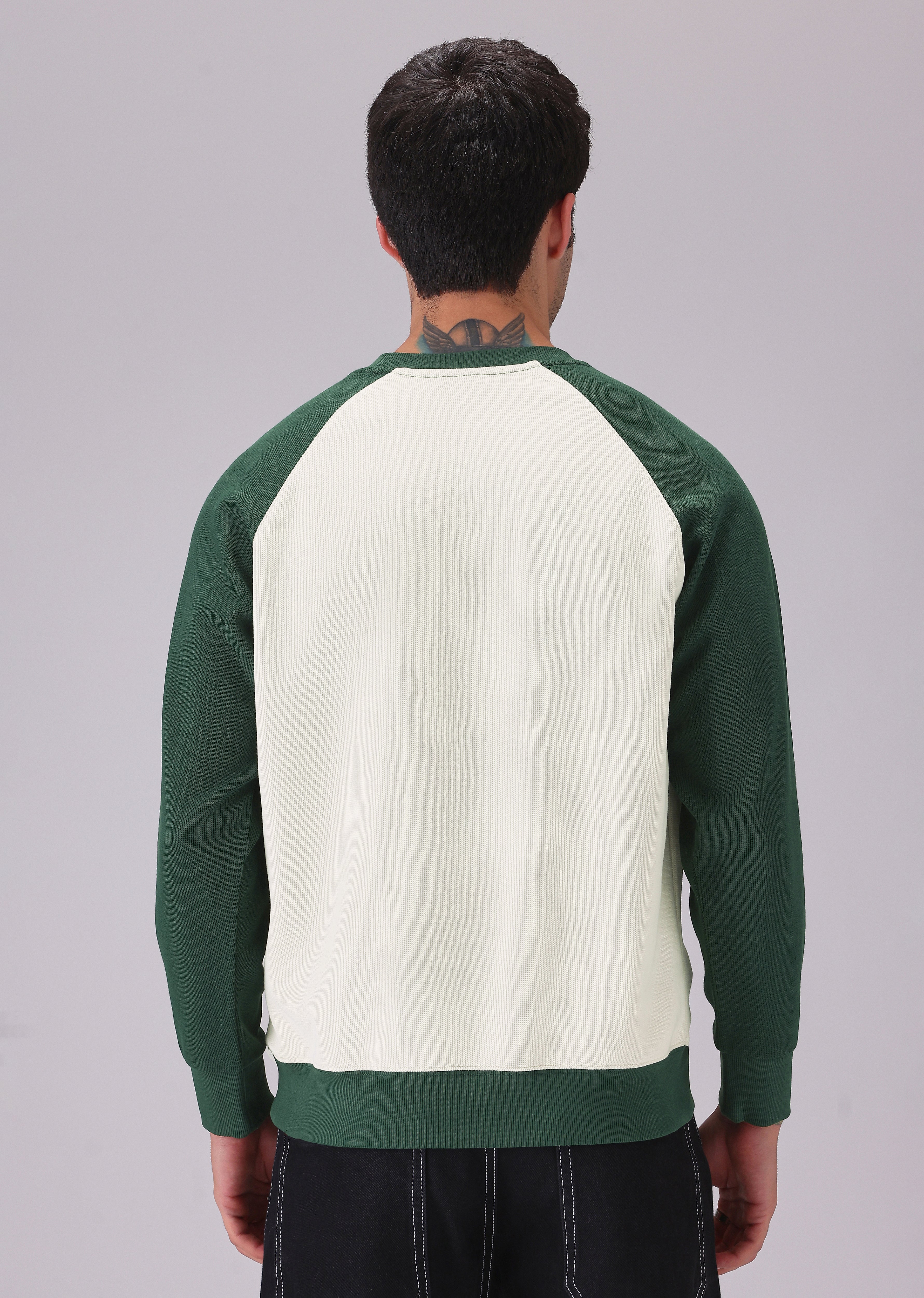 Typography Green Sweatshirt