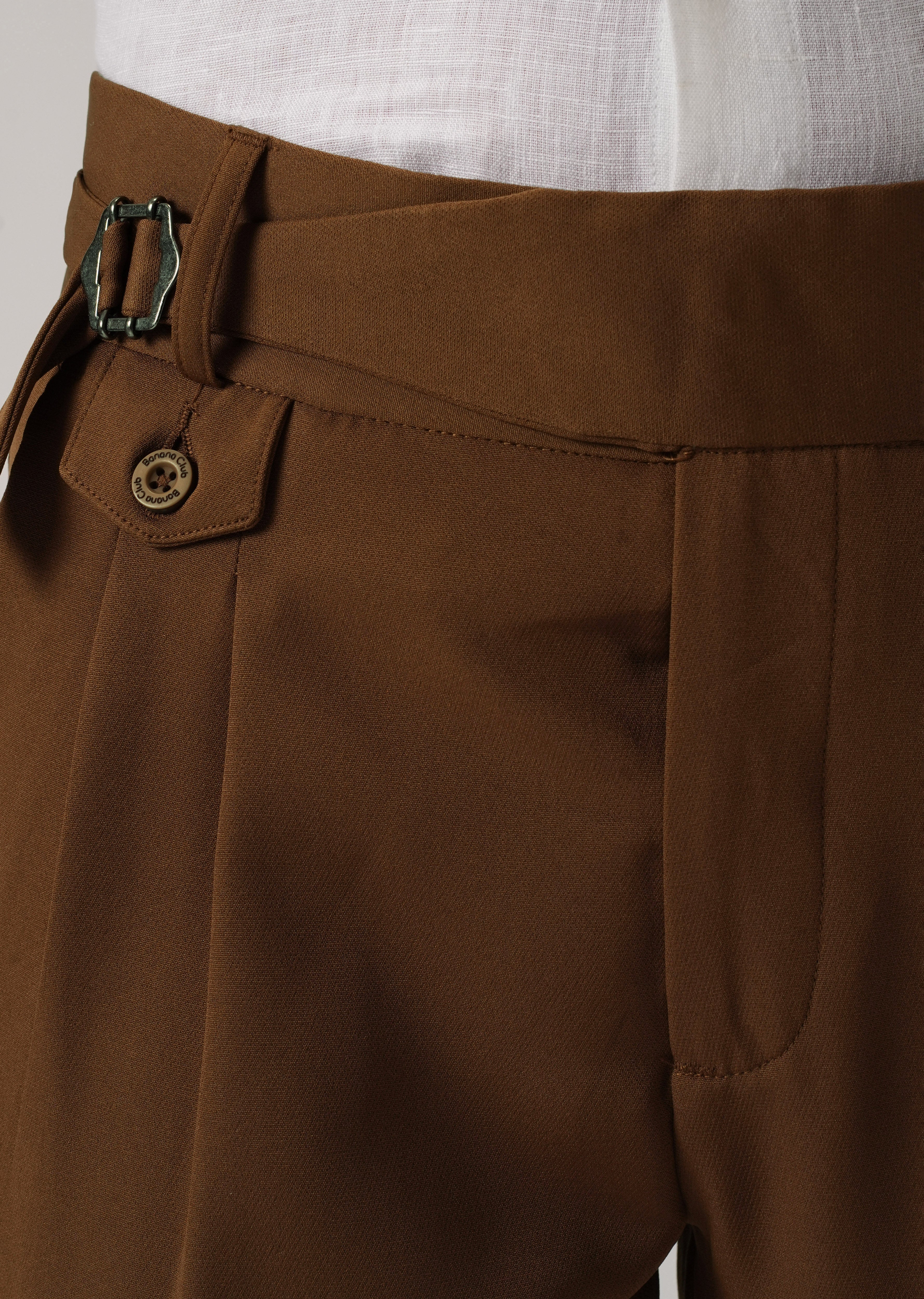 Umber Brown Gurkha Pant