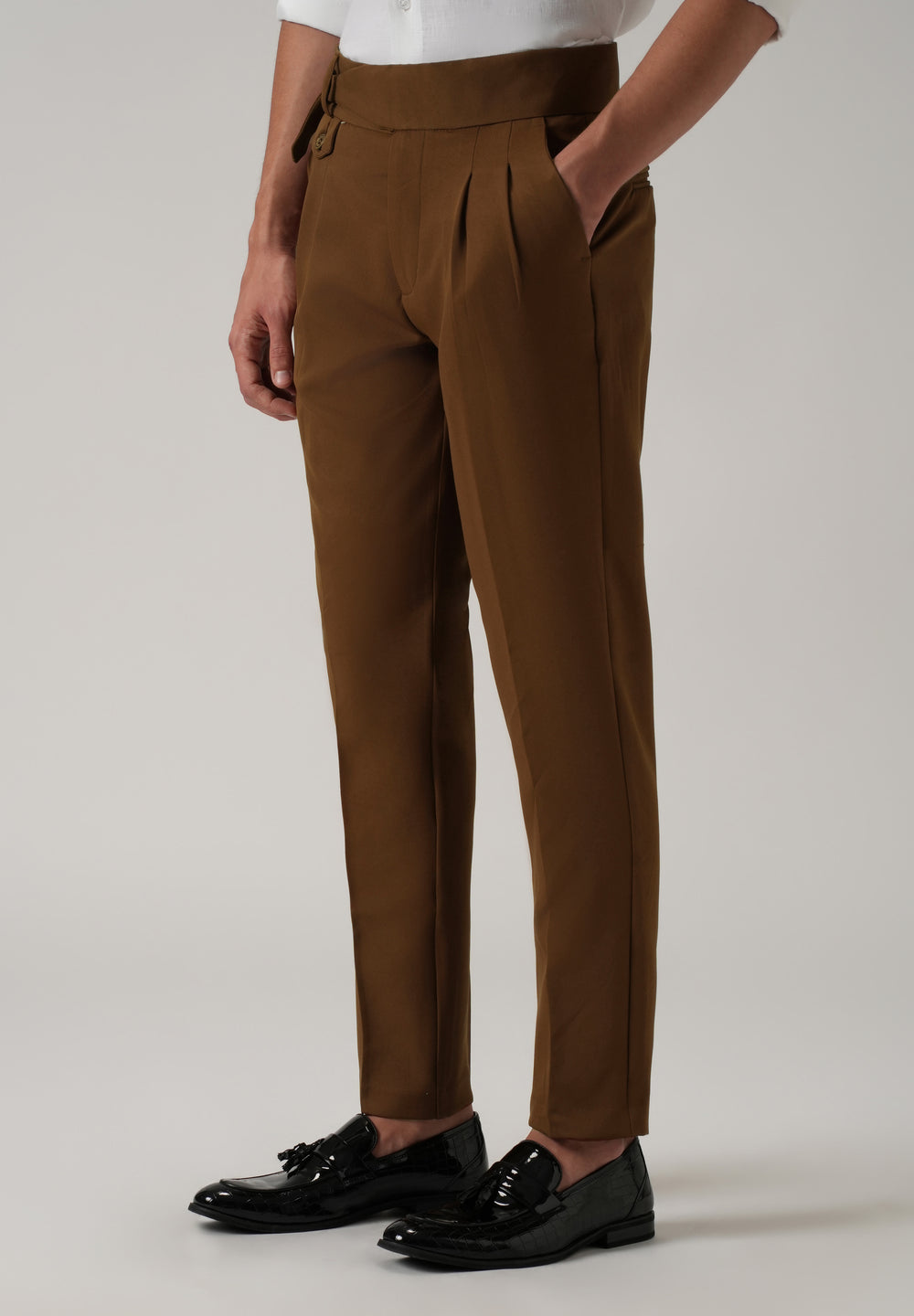 Umber Brown Gurkha Pant