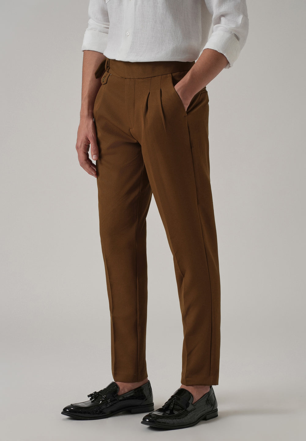 Umber Brown Gurkha Pant