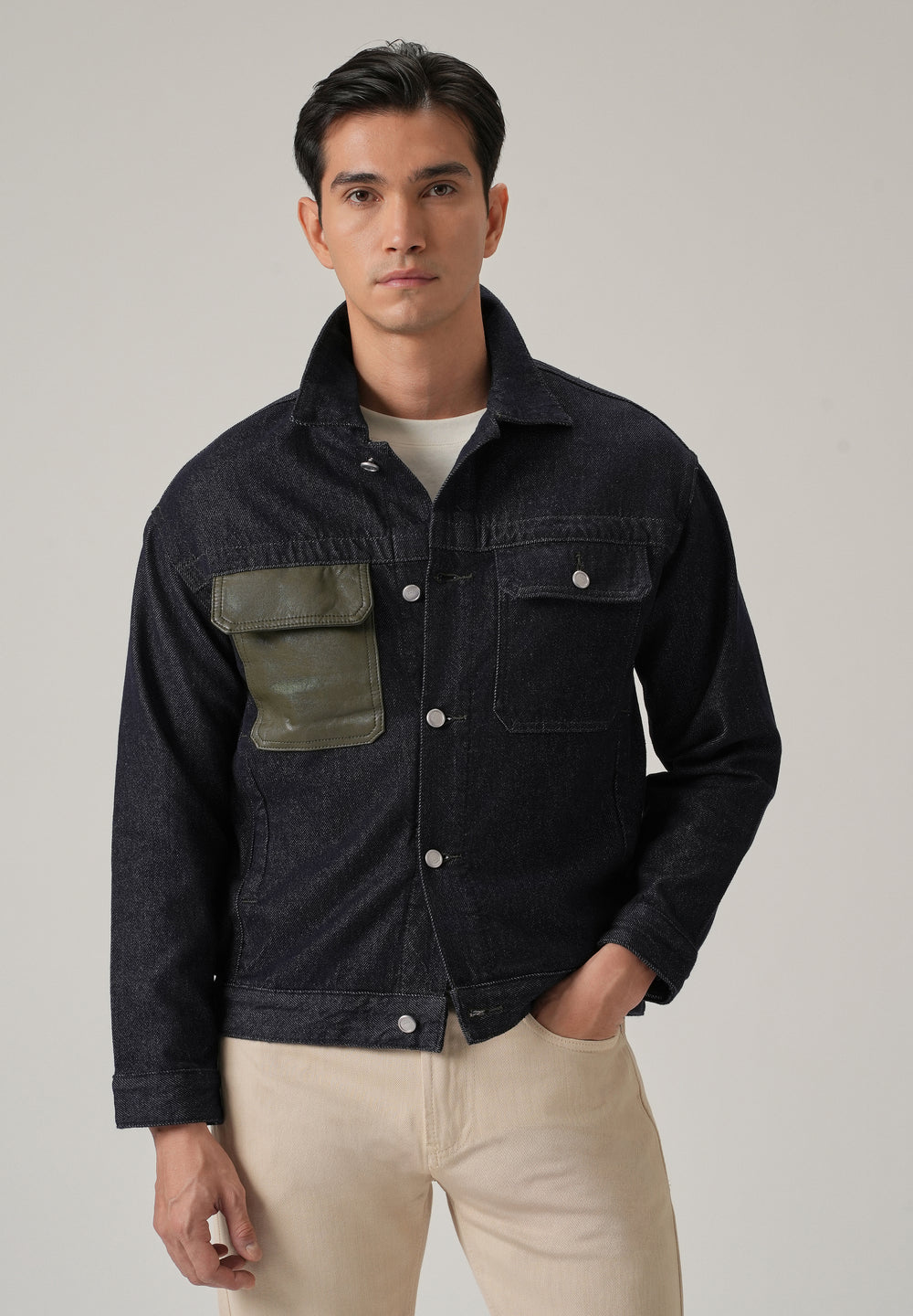 Utility Pocket Denim Jacket