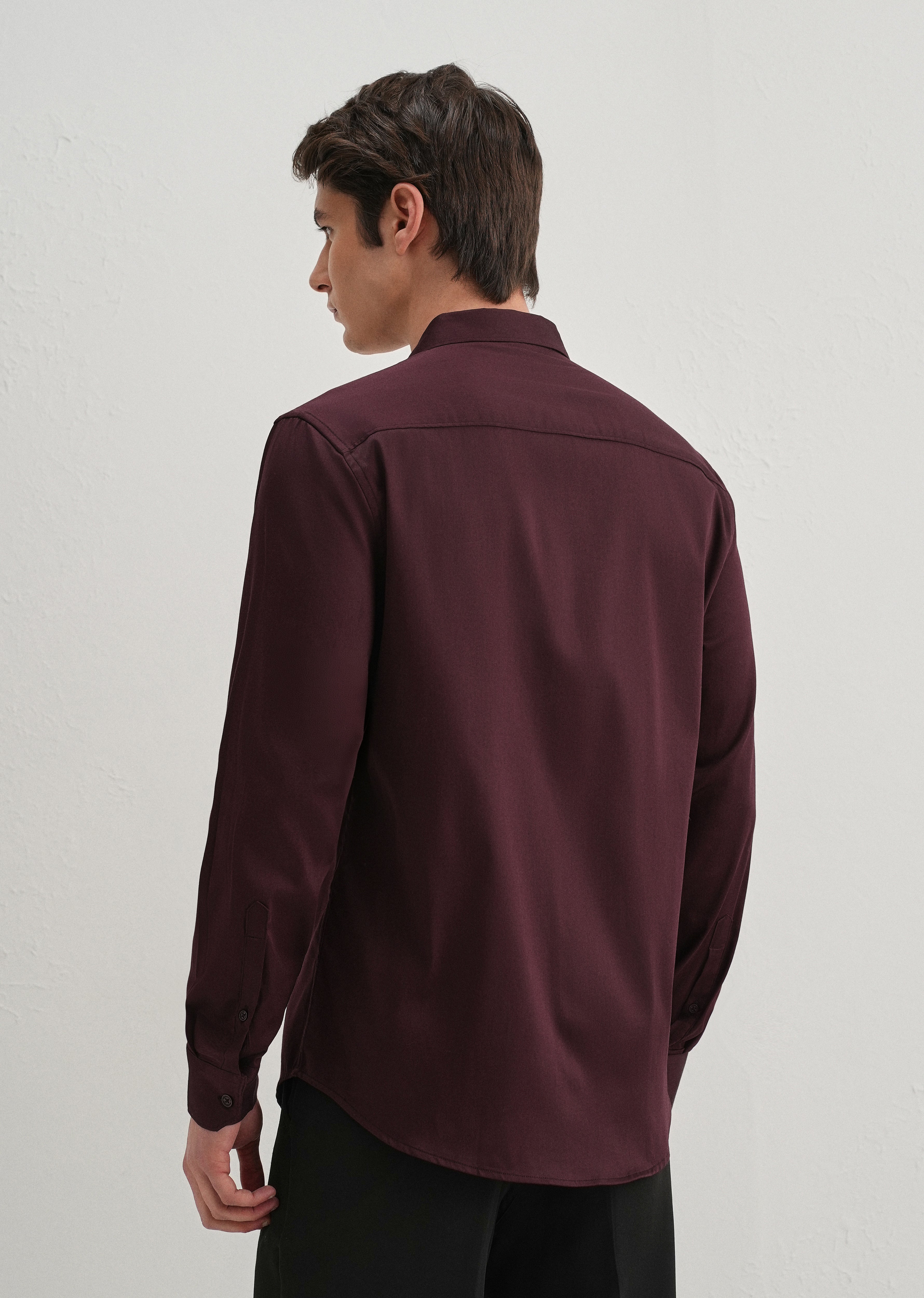 Valentine Heart Brooch Wine Designer Shirt