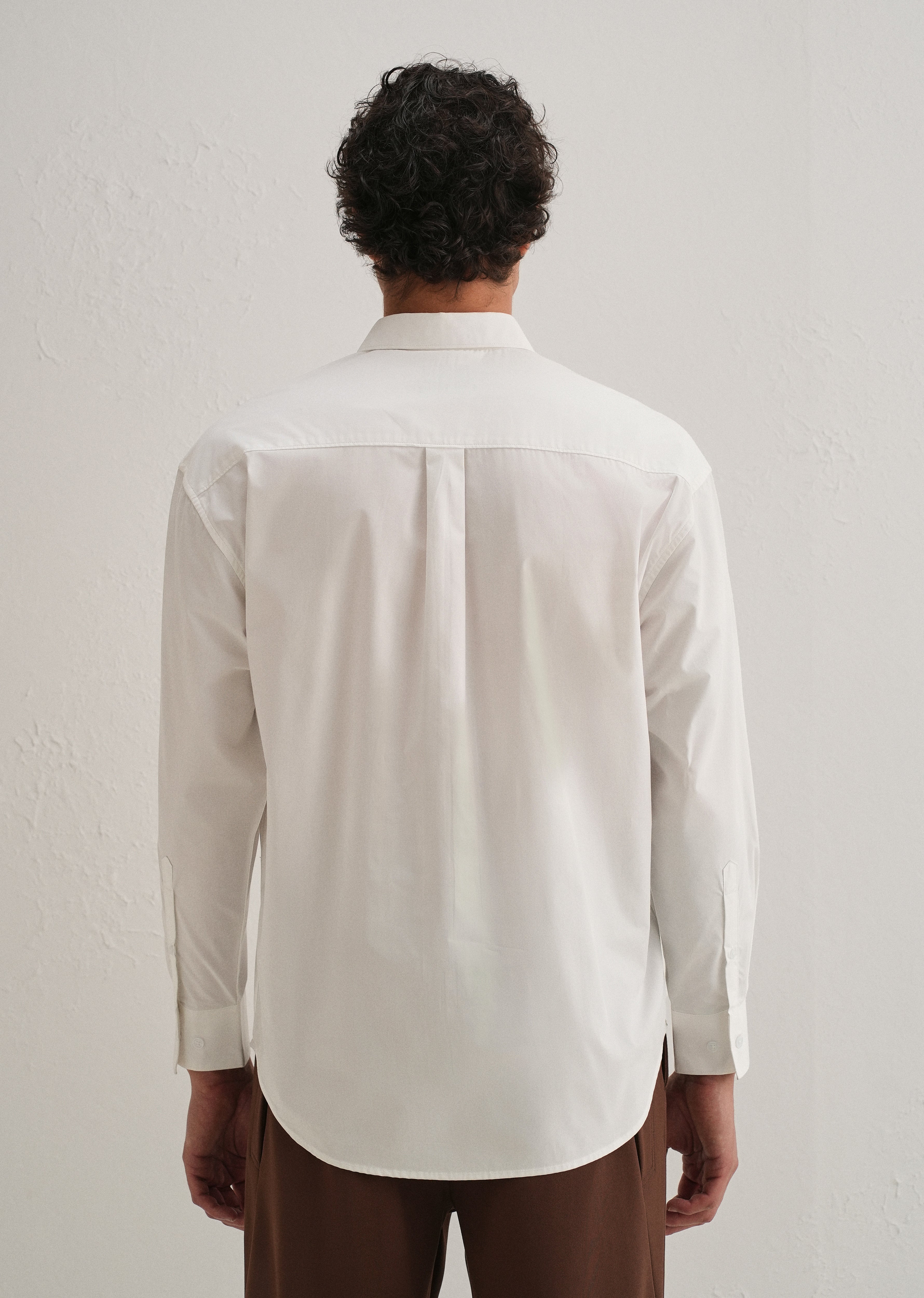 White Valentine Note Cotton Shirt