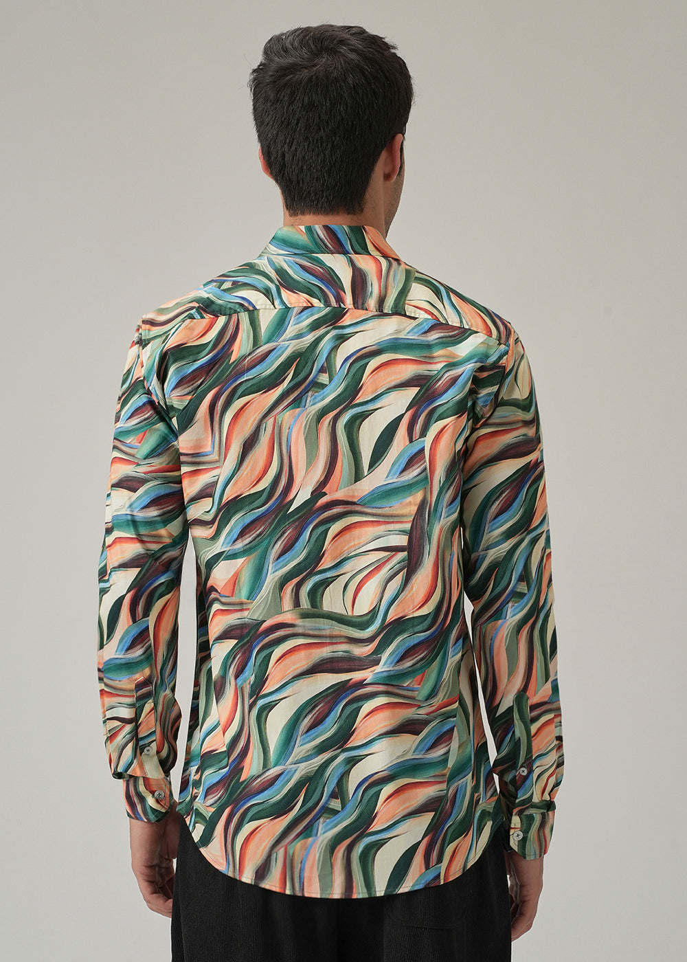 Vibrant Abstract Print Shirt