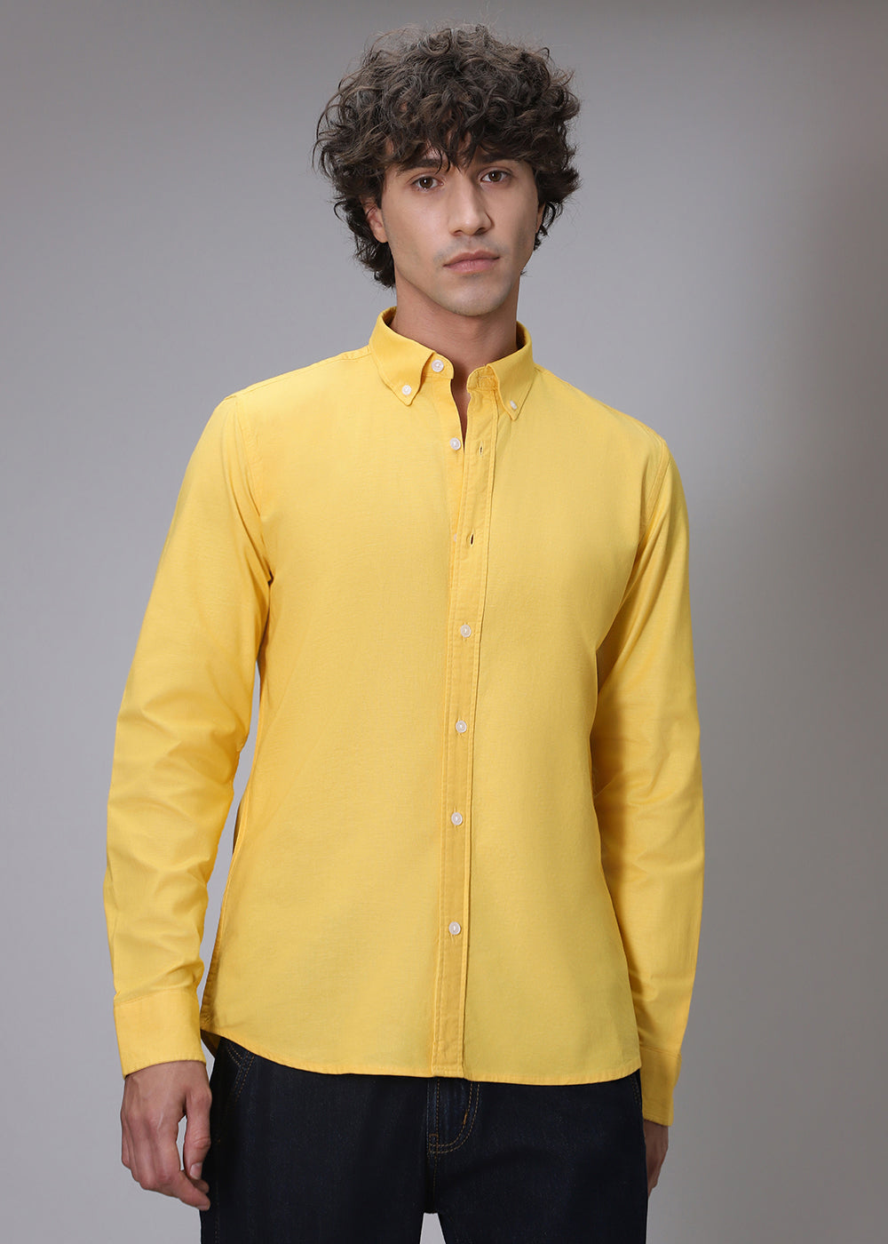 Vibrant Yellow Oxford Shirt