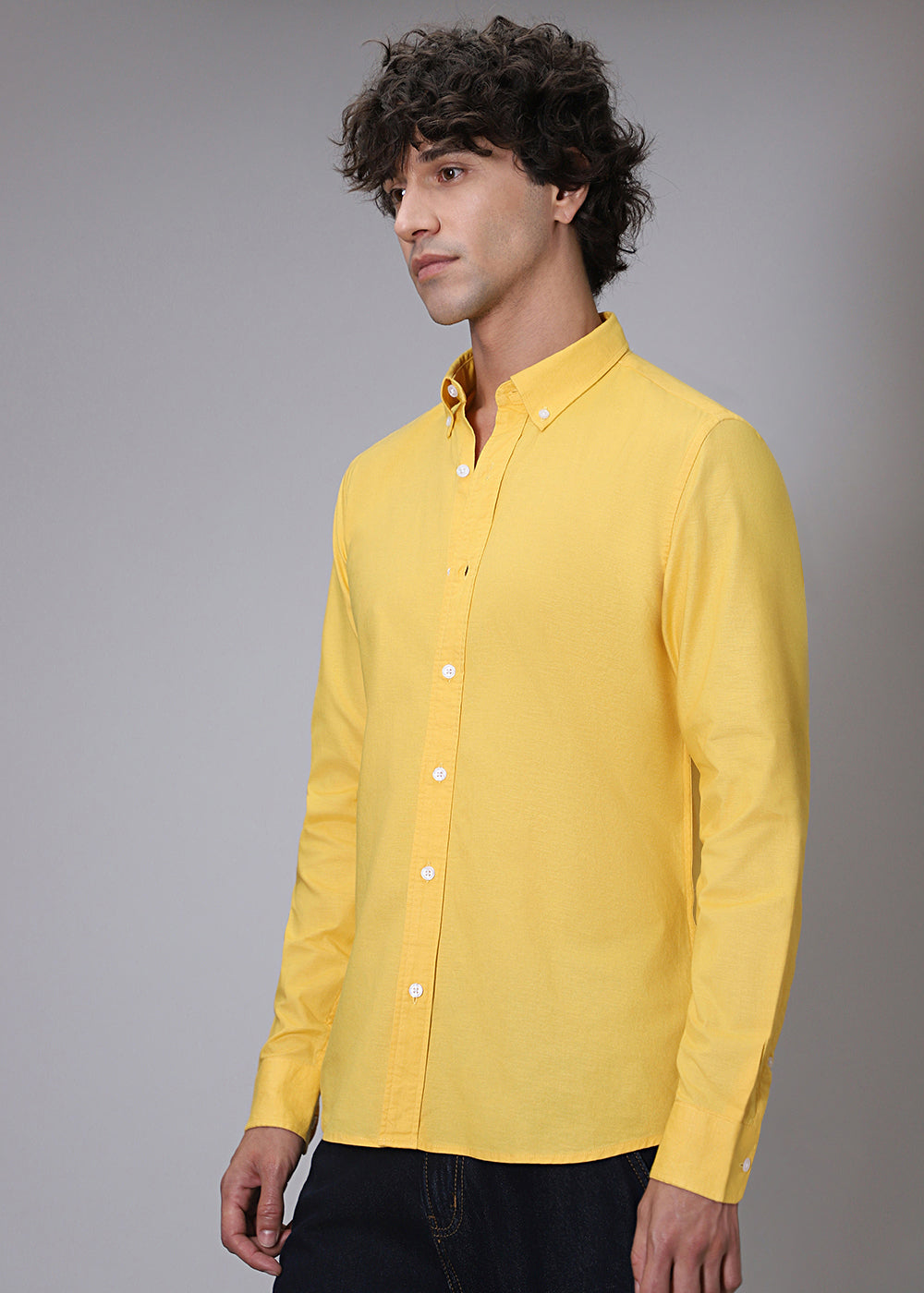 Vibrant Yellow Oxford Shirt