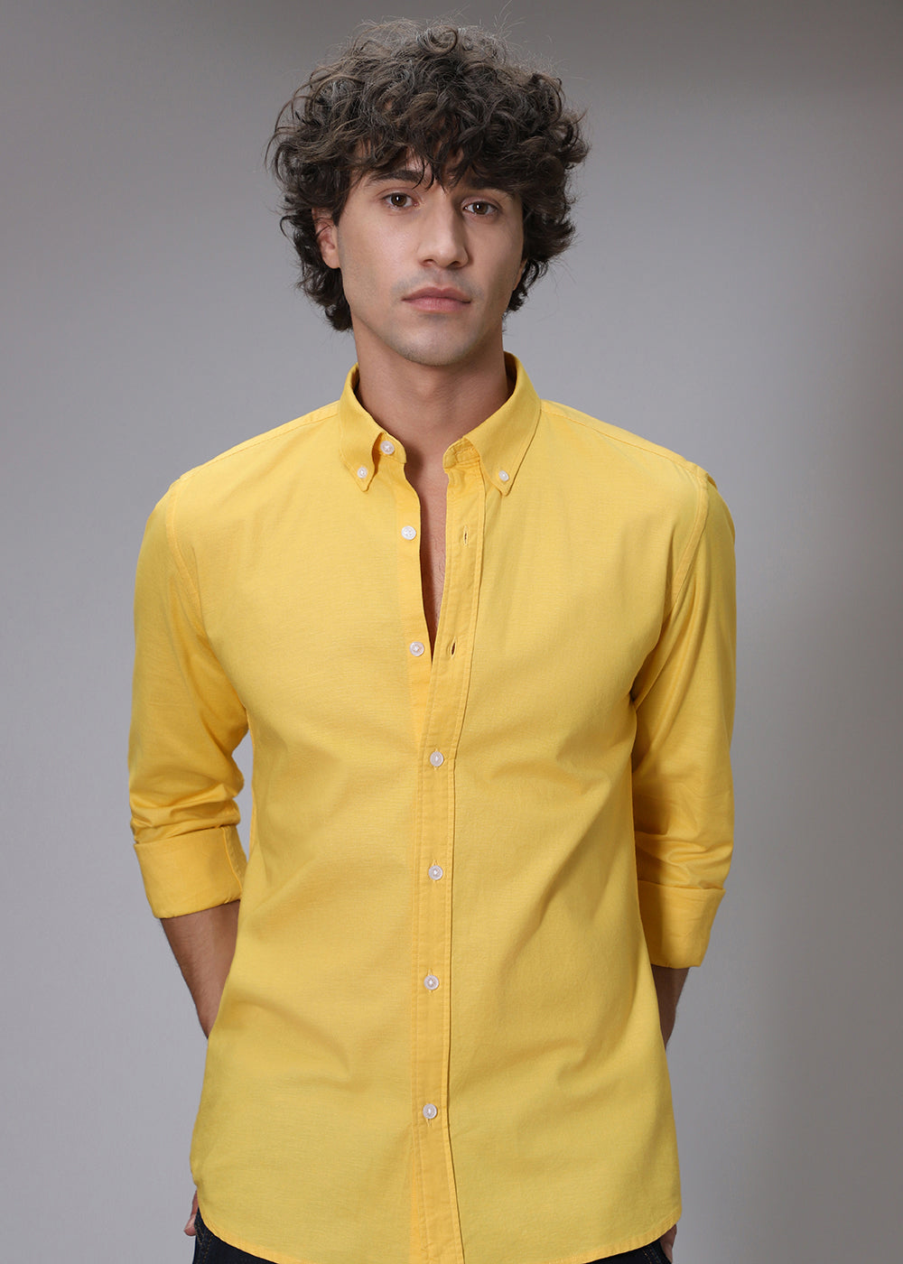 Vibrant Yellow Oxford Shirt