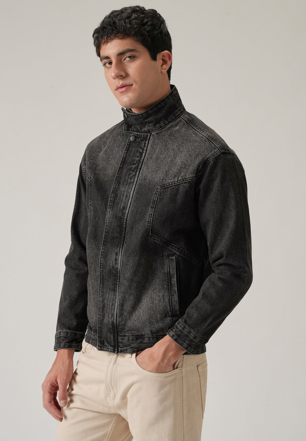 Vintage Wash Denim Jacket