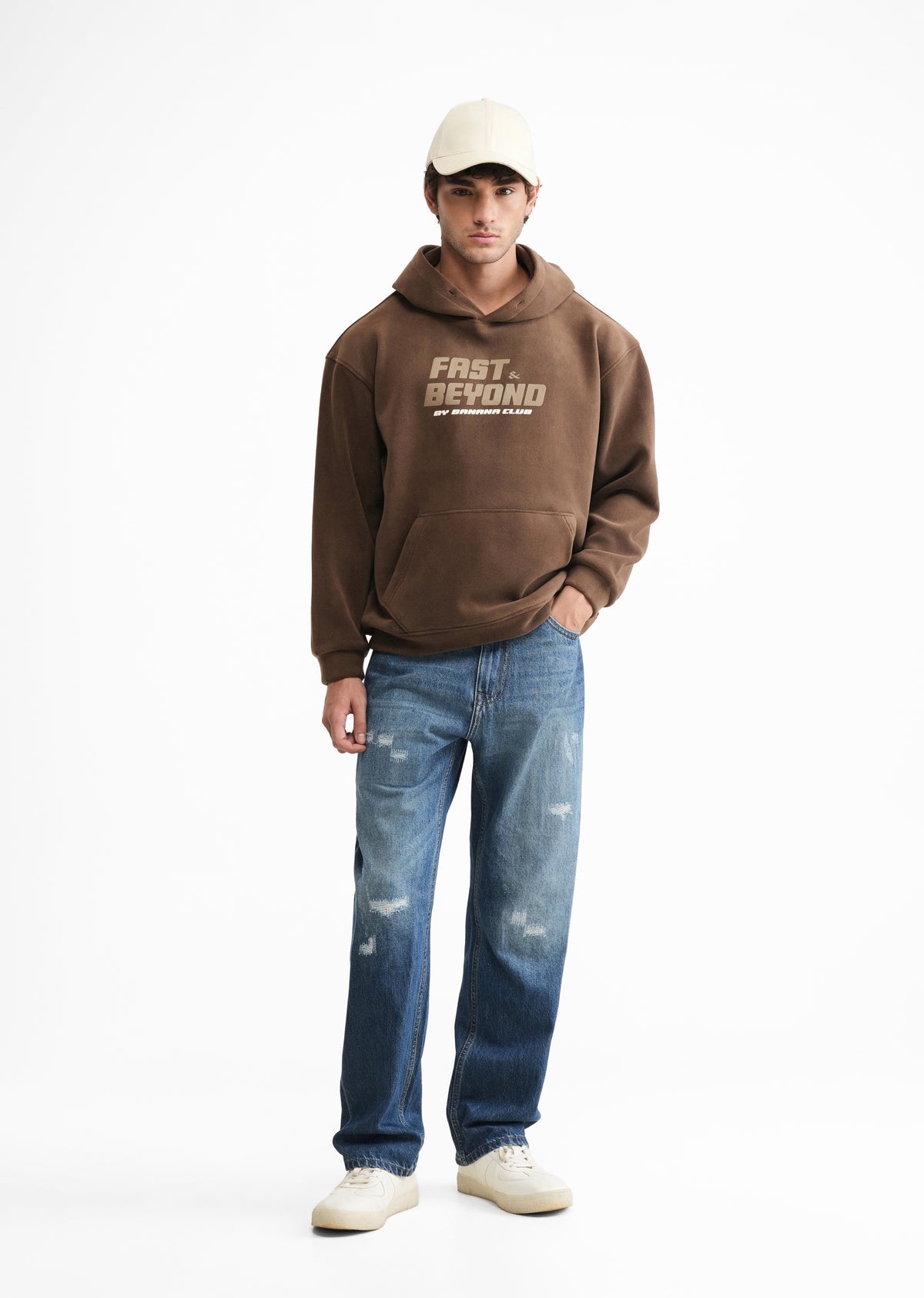 Vintage Mid Blue Slim Straight Jeans