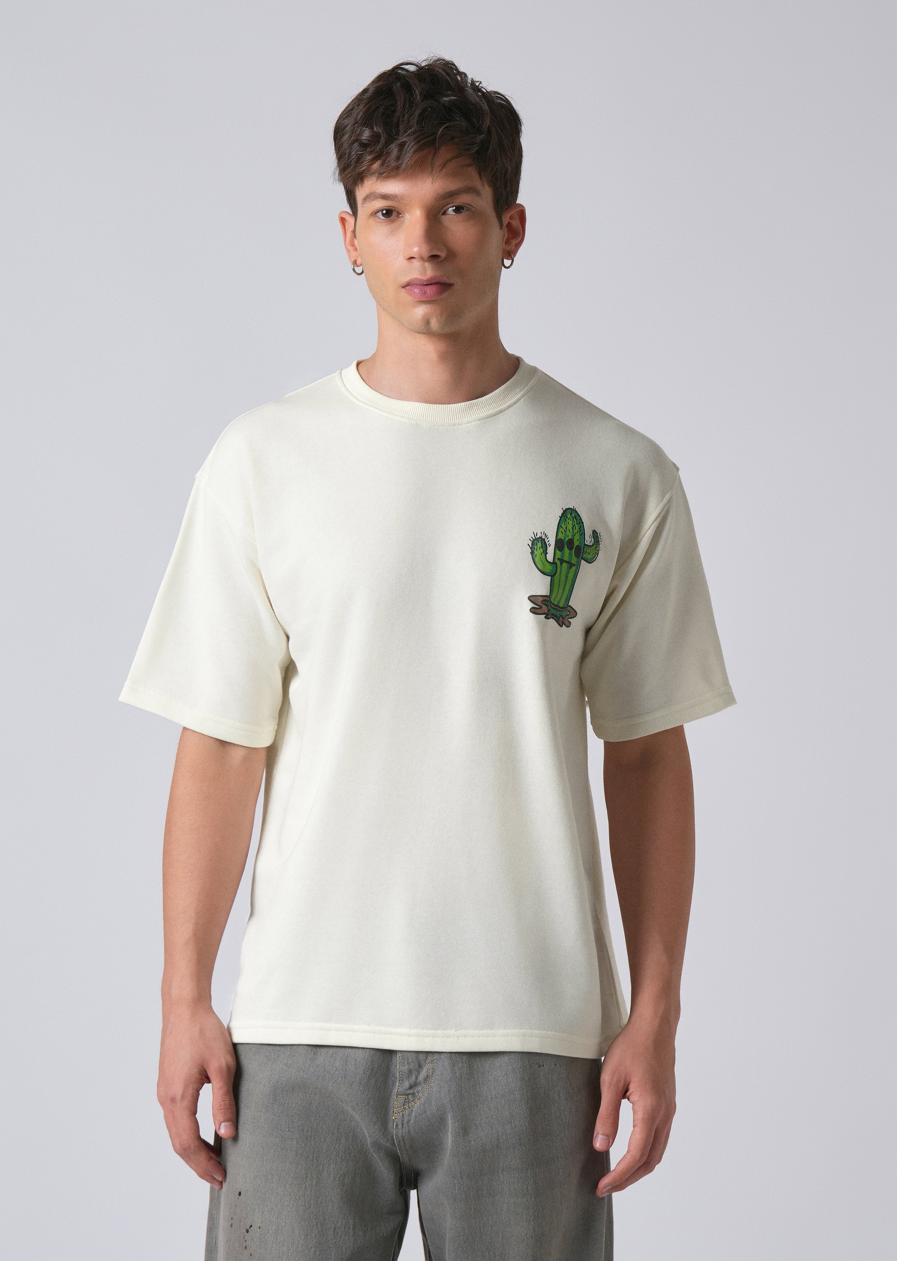 Warm White Oversized T-shirt