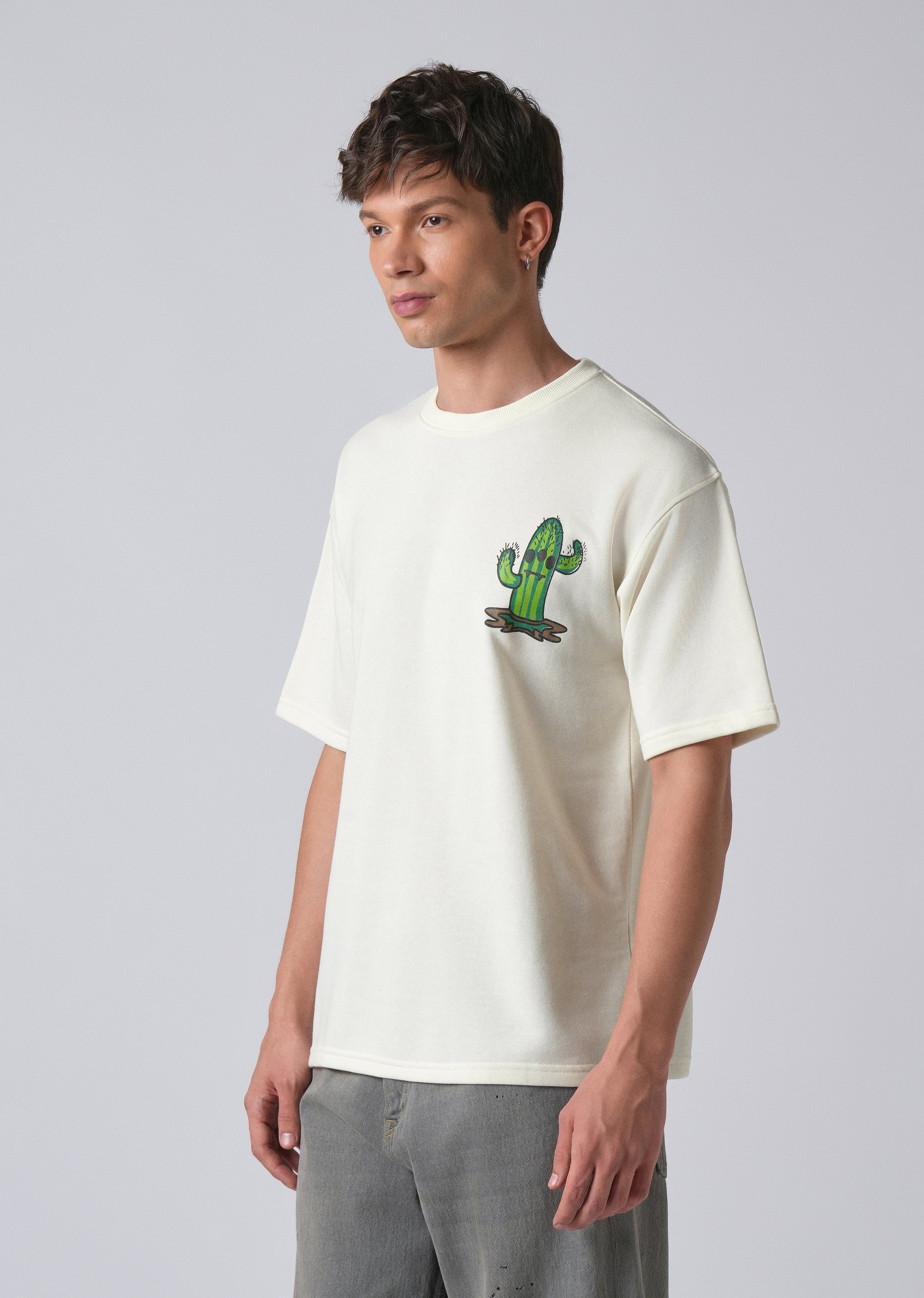 Warm White Oversized T-shirt