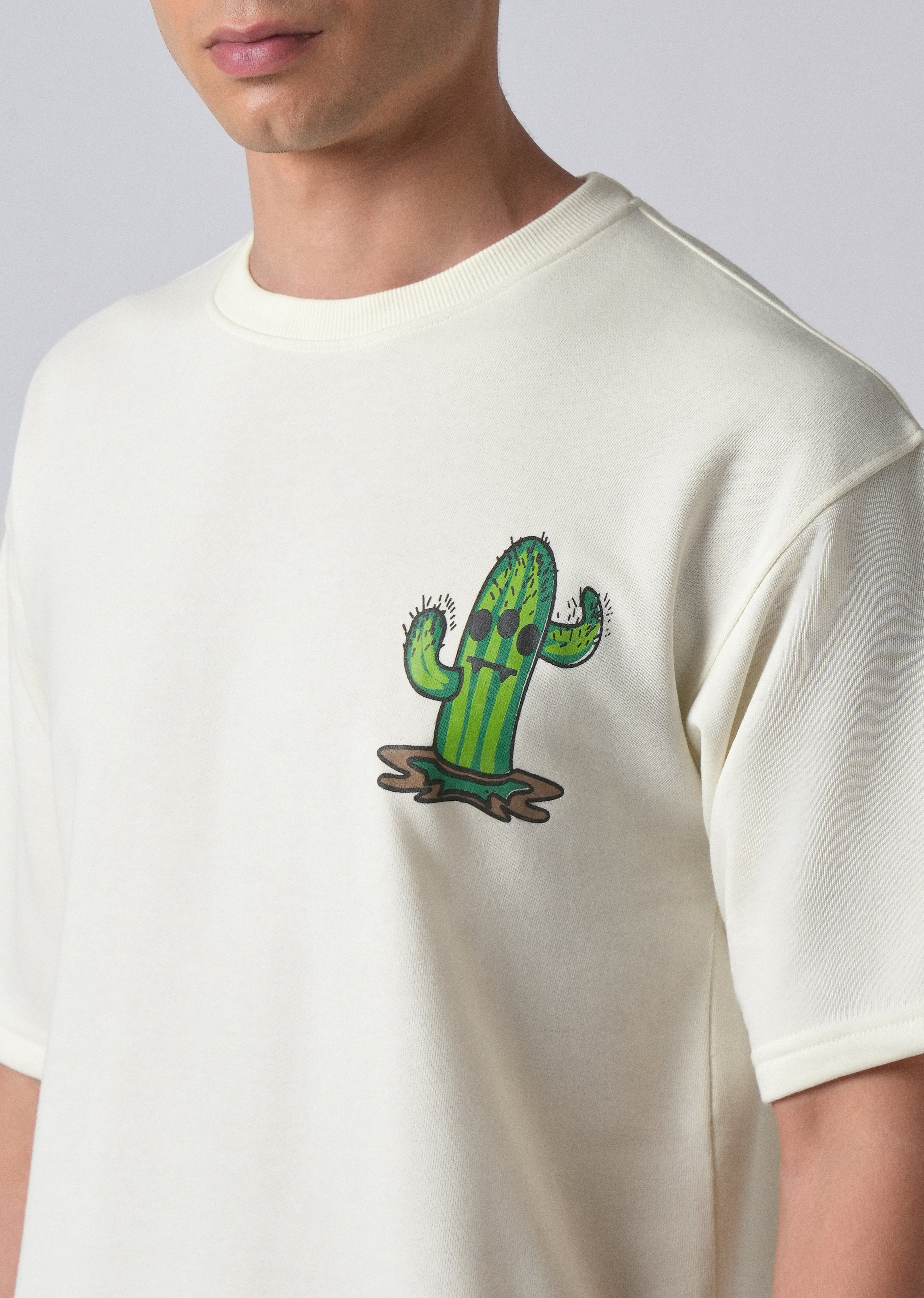 Warm White Oversized T-shirt