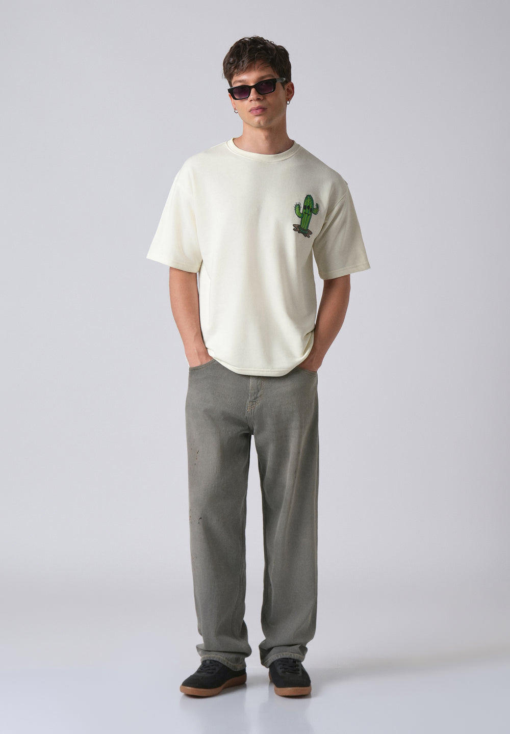 Warm White Oversized T-shirt