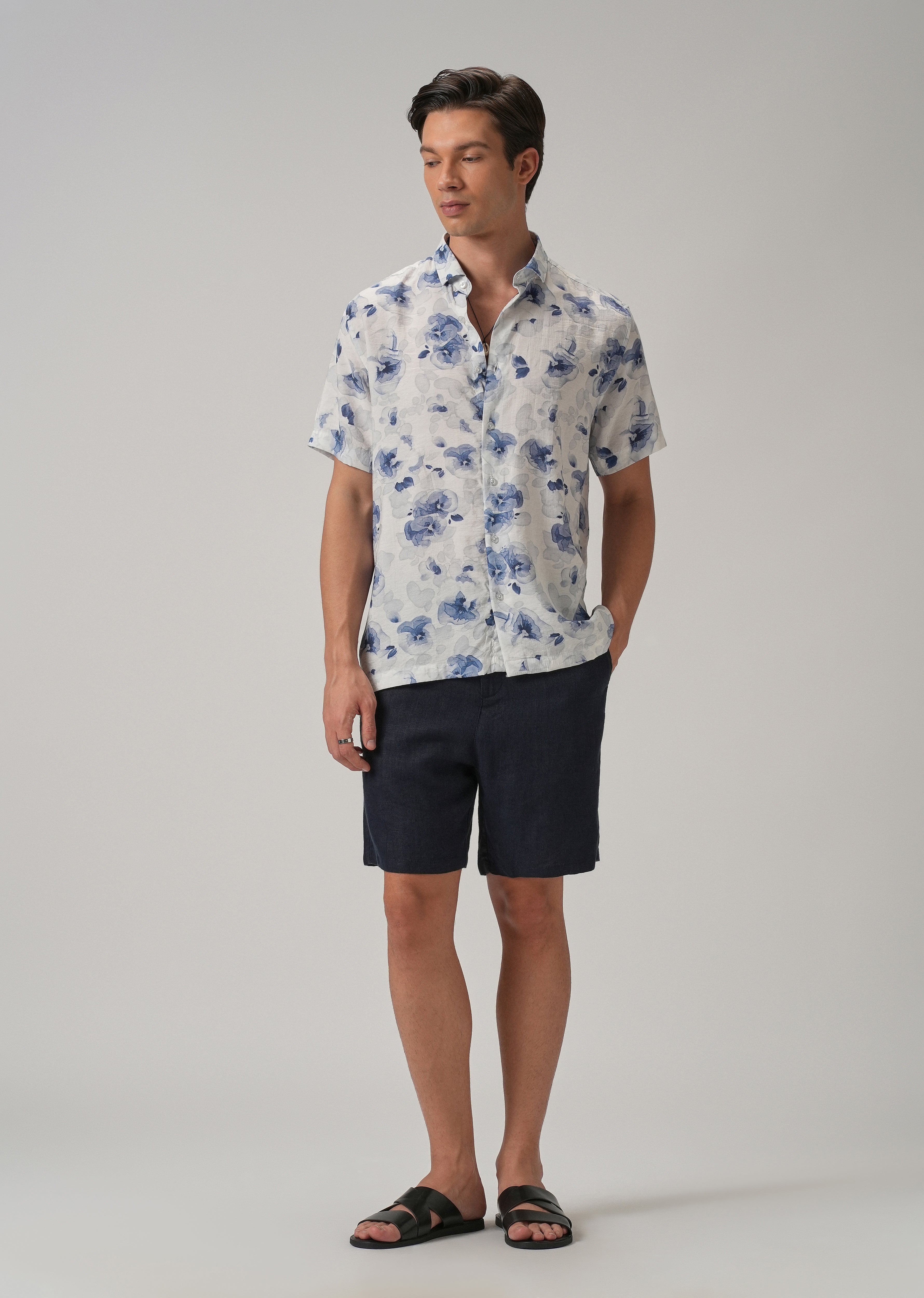 Wash Flora Printed Shirt
