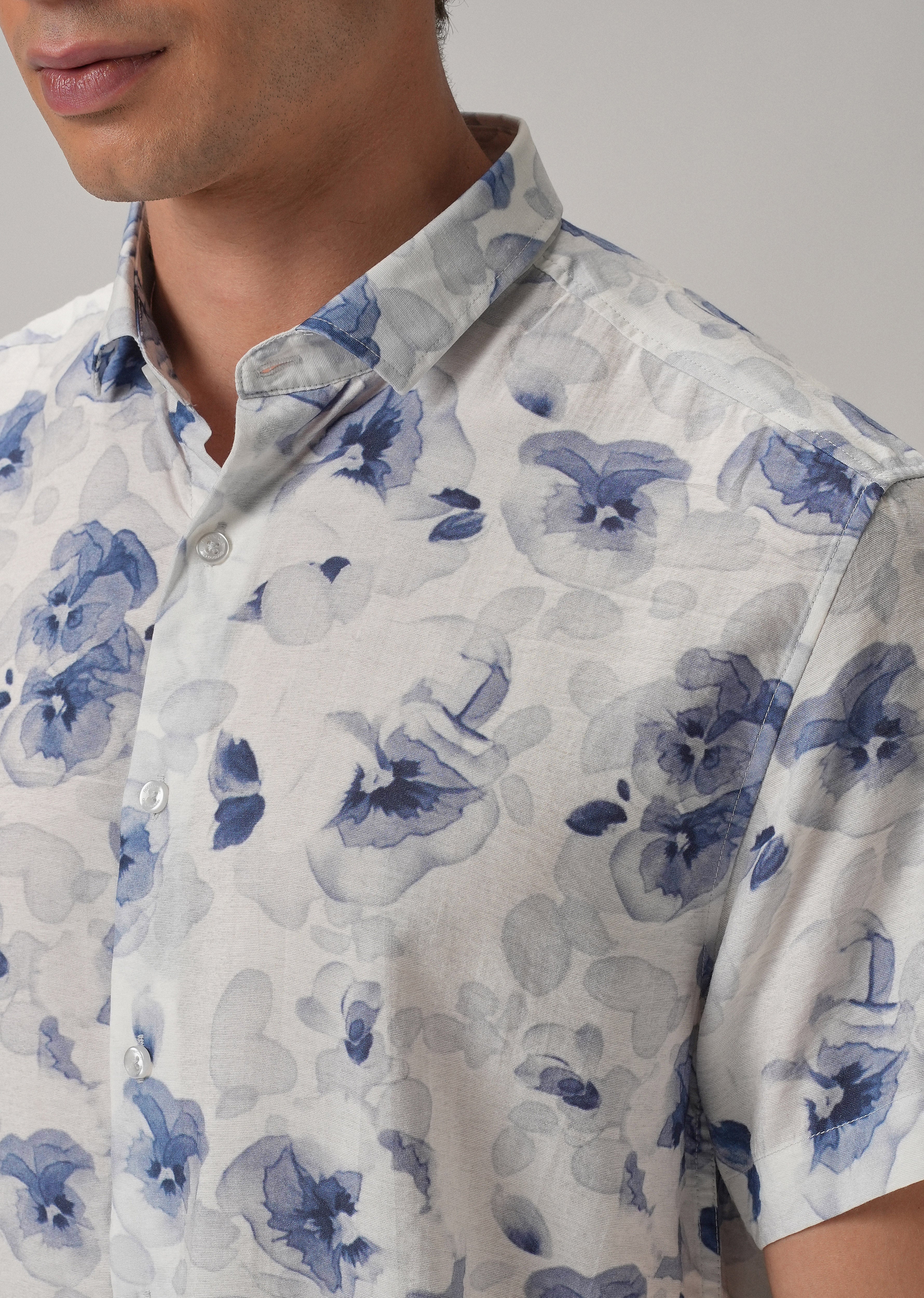 Wash Flora Printed Shirt