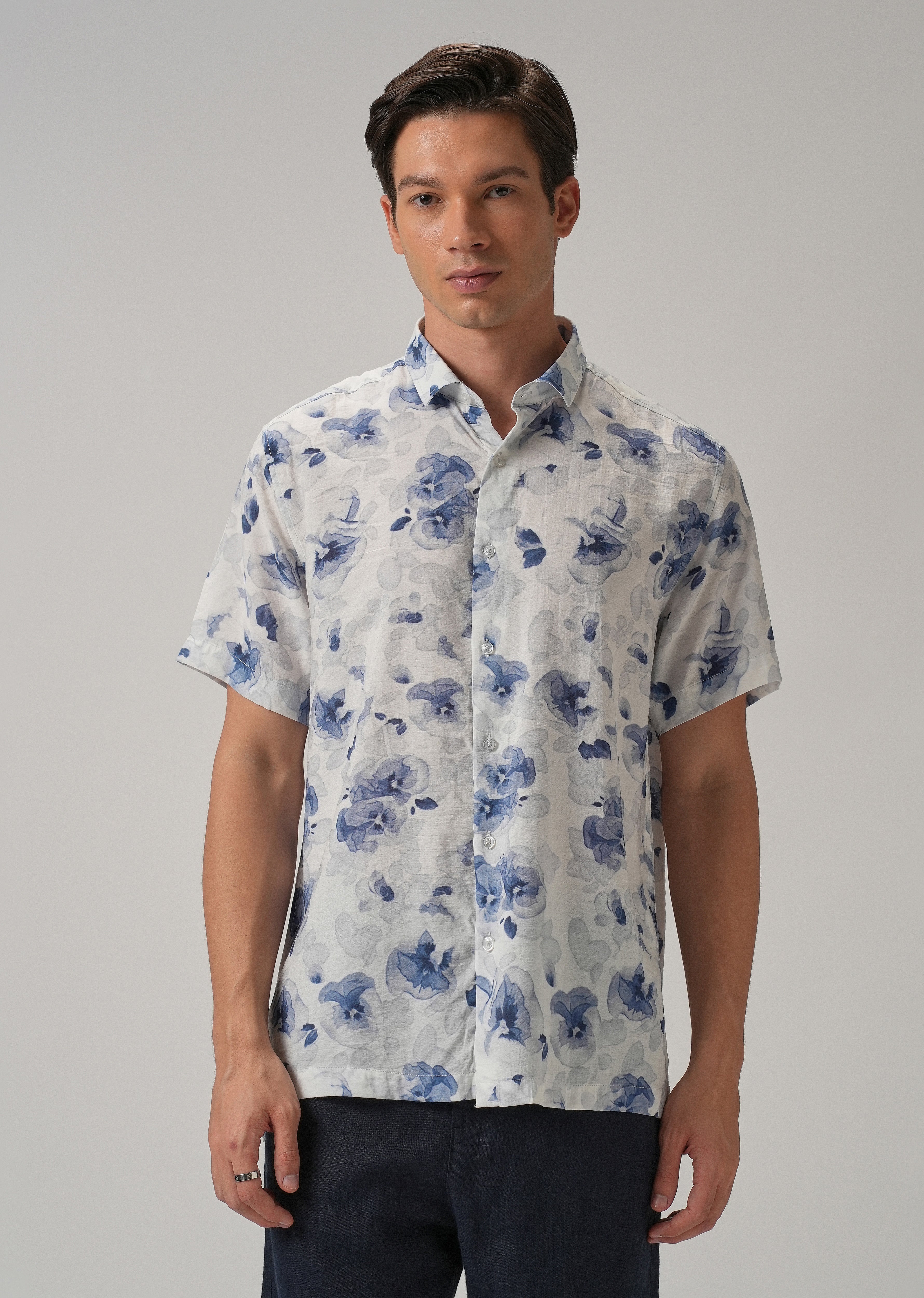 Wash Flora Printed Shirt