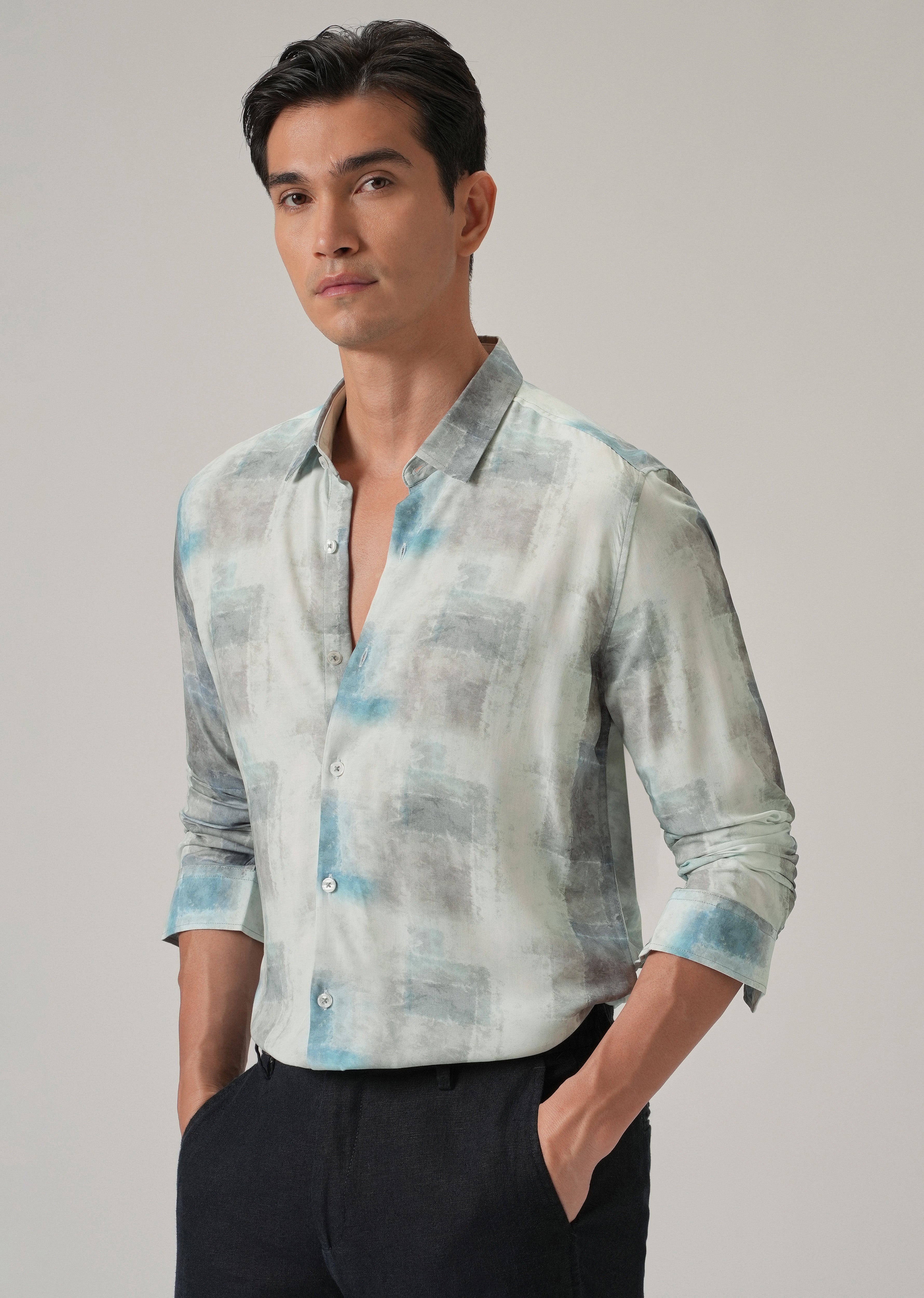 Washed Print Shirt