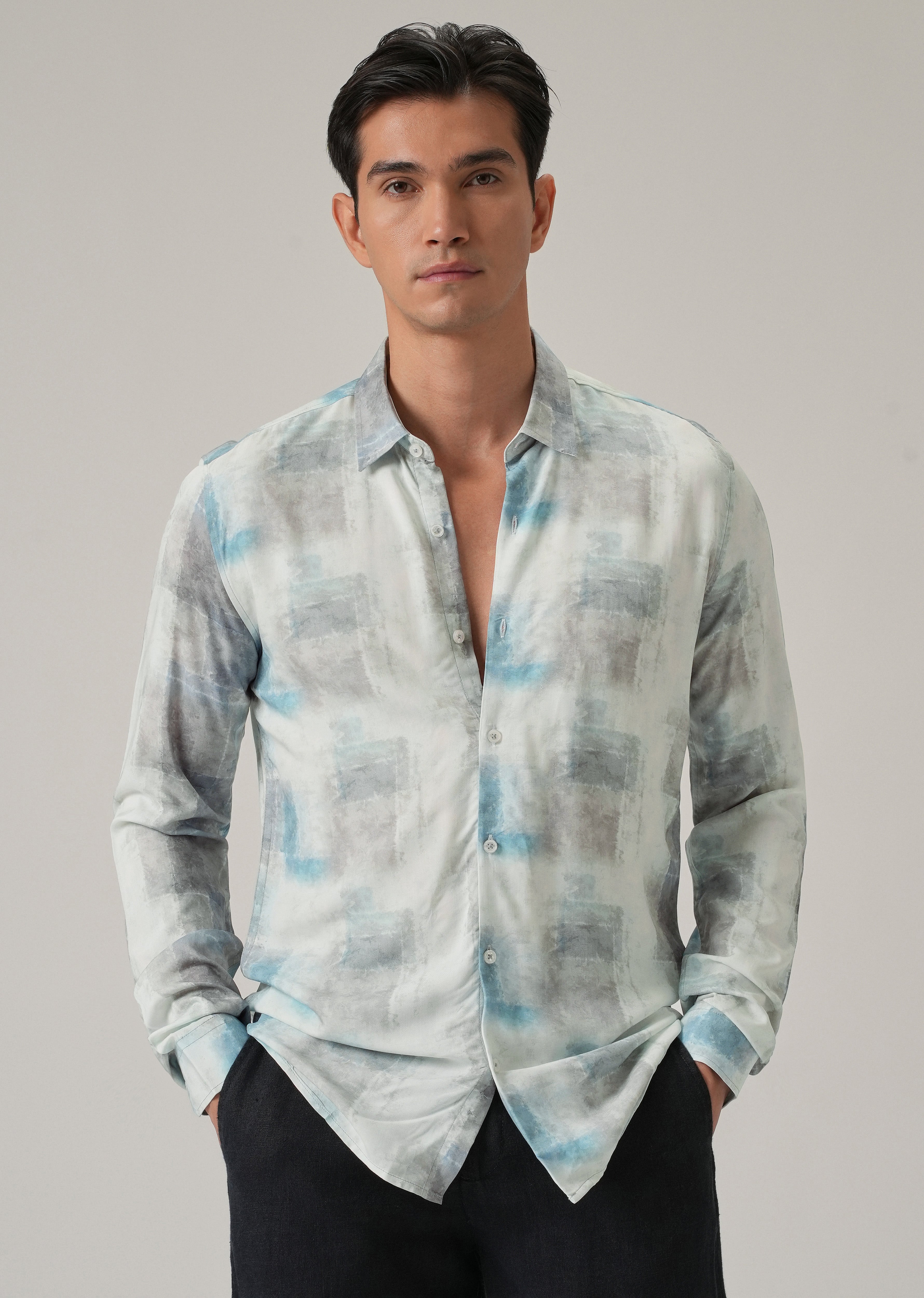 Washed Print Shirt