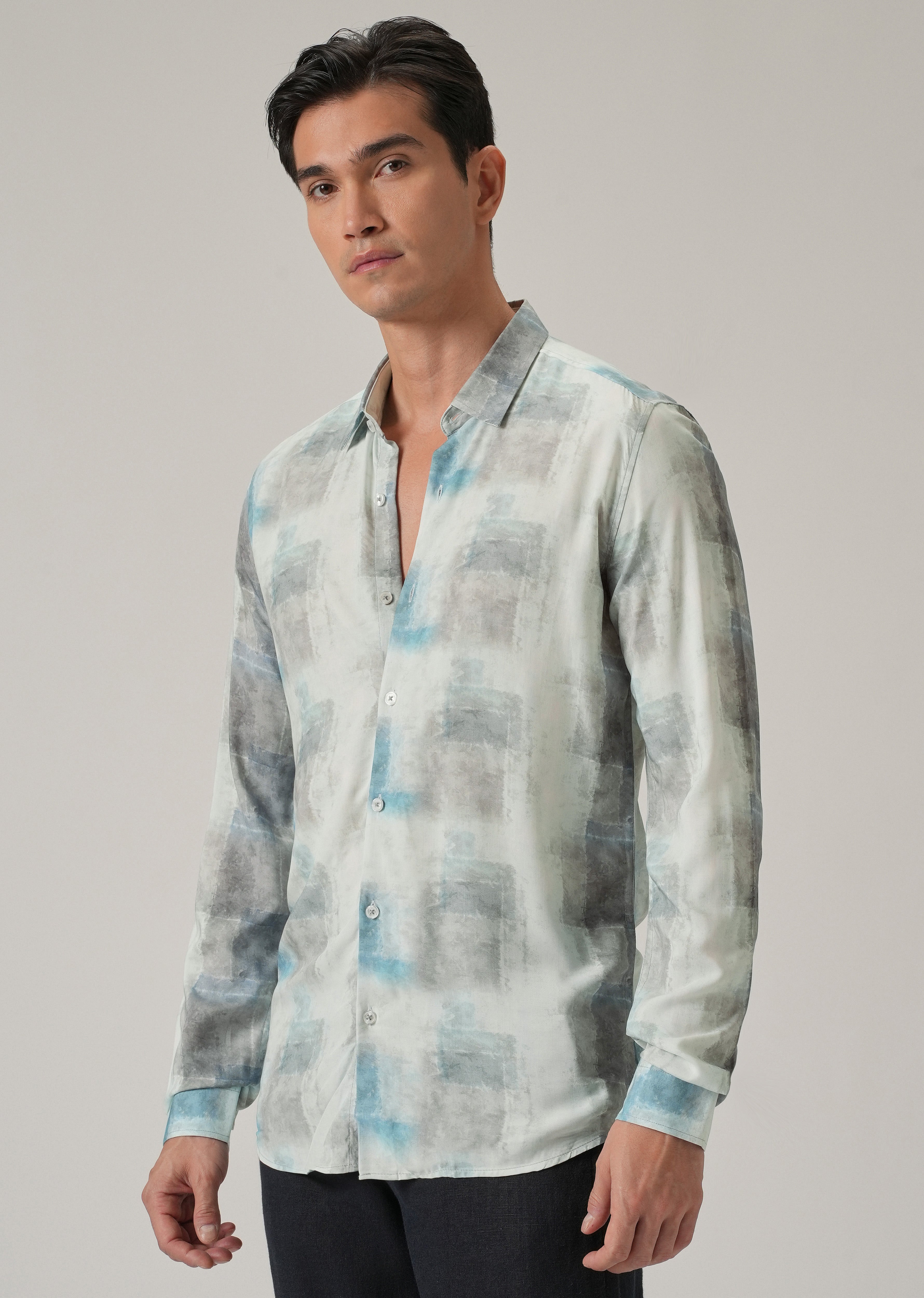 Washed Print Shirt