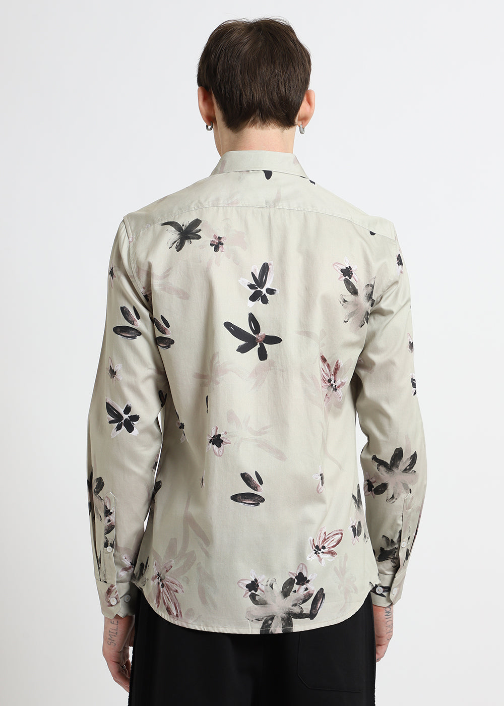 Watercolor Floral Printed Shirt