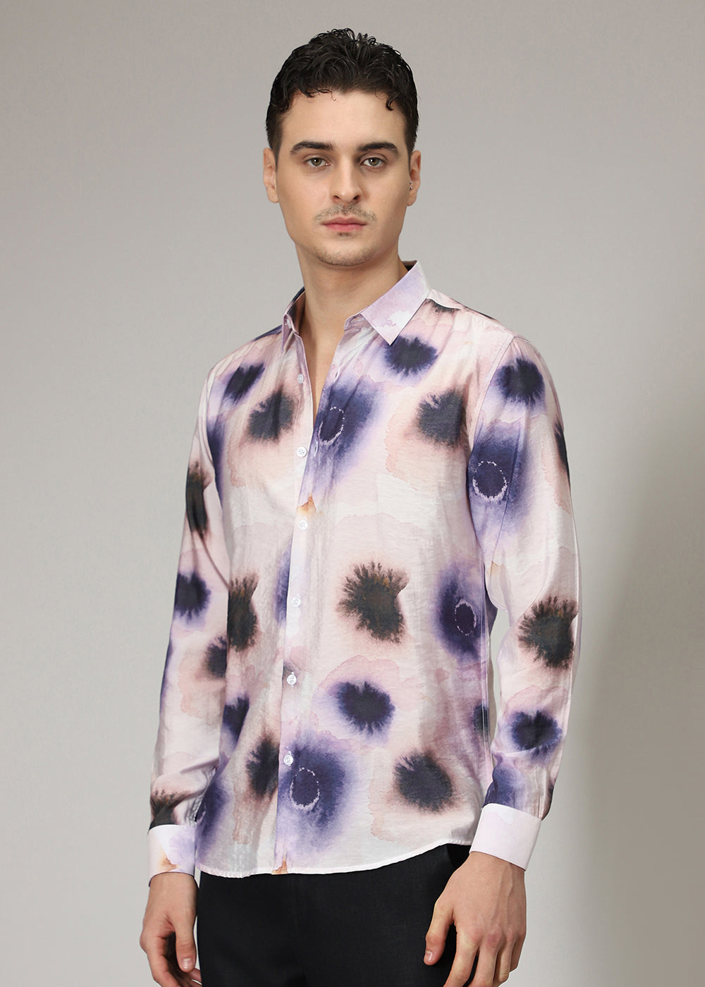 Watercolor Multi Print Shirt