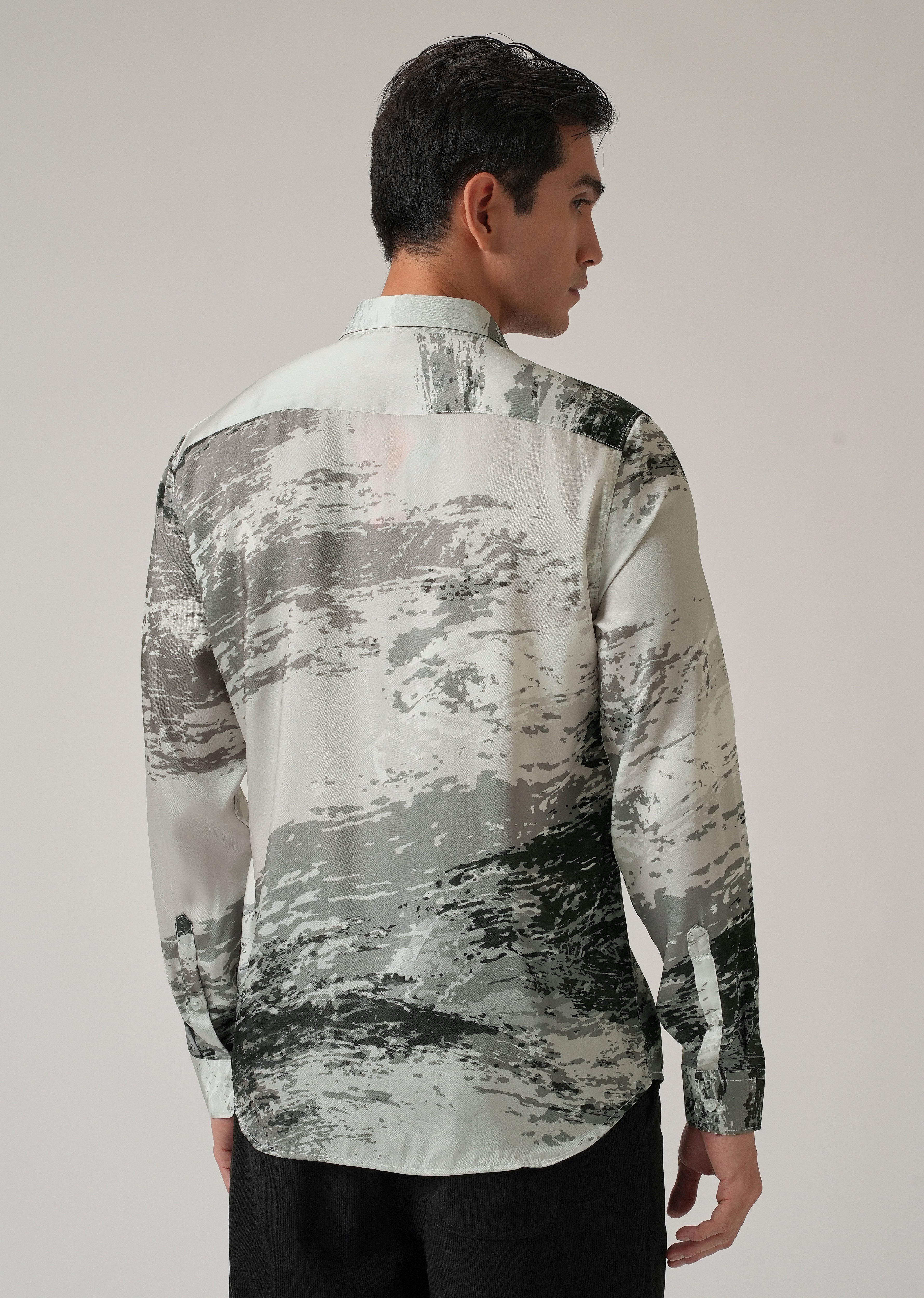 Watercolor Wash Print Shirt
