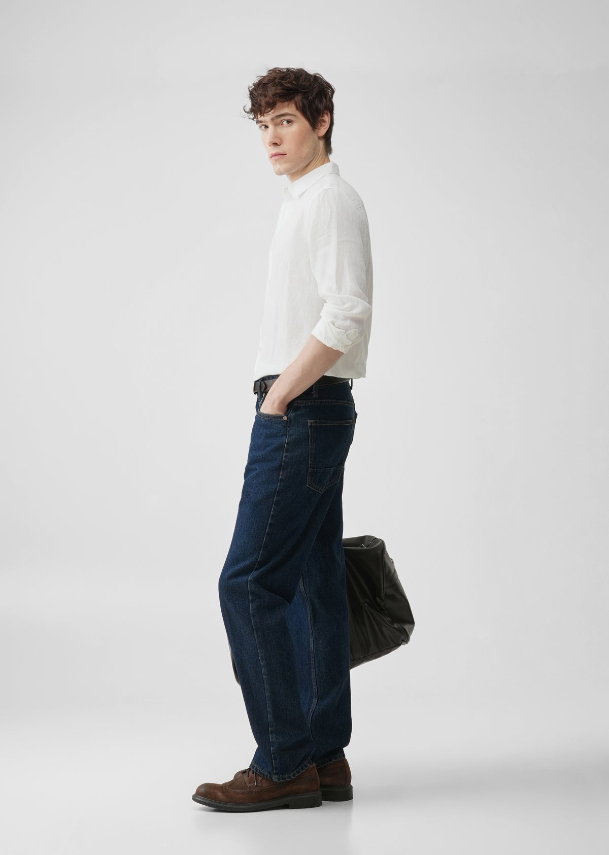 White 100% Pure Linen Shirt