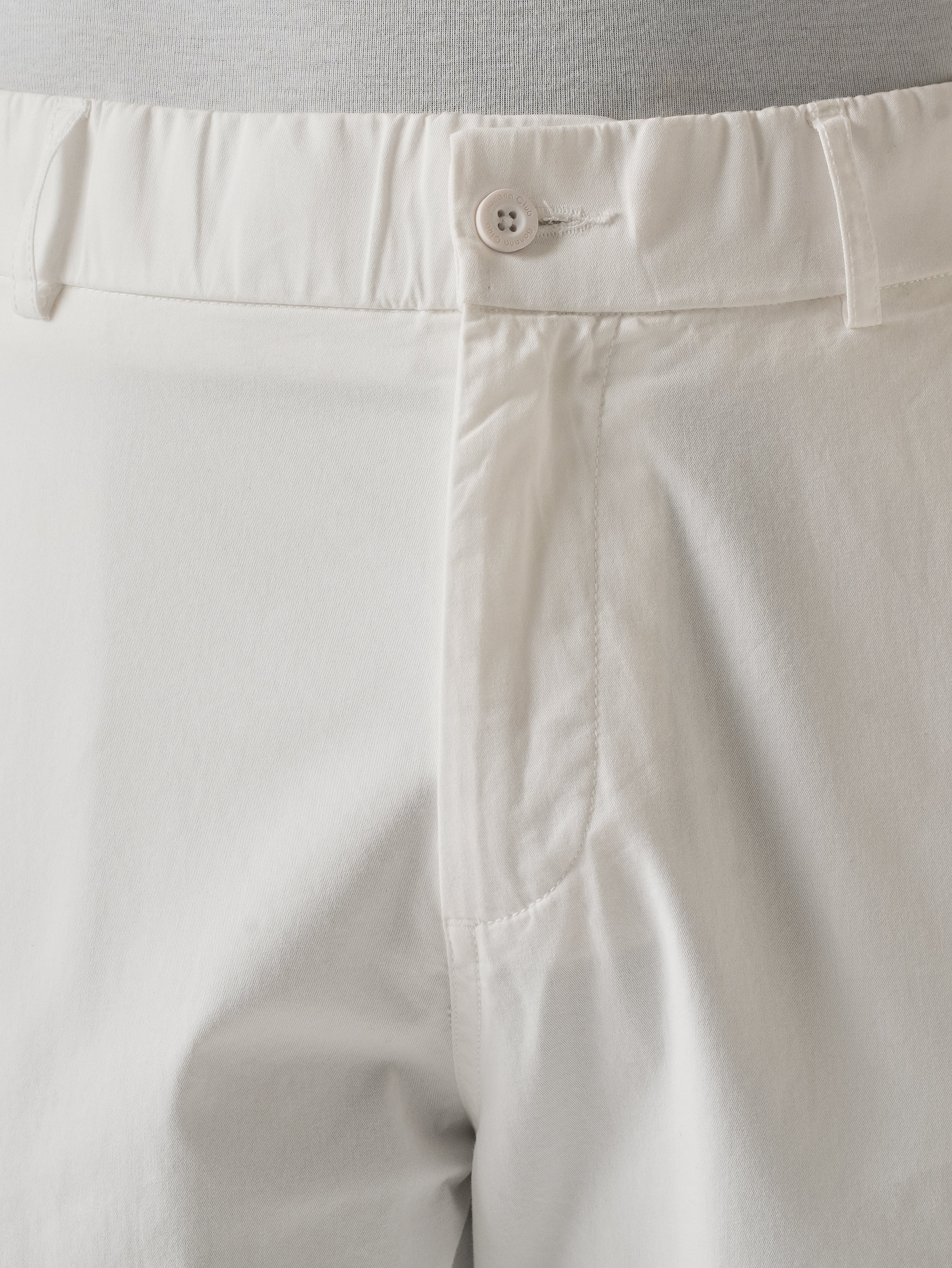 Baggy Fit White Chinos