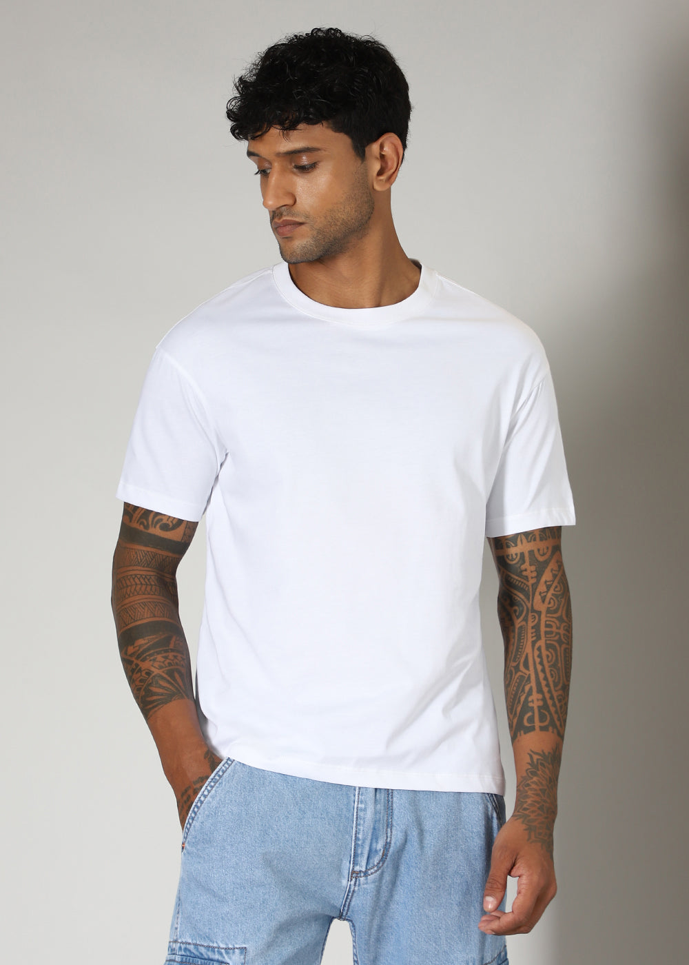 White Basic T-shirt