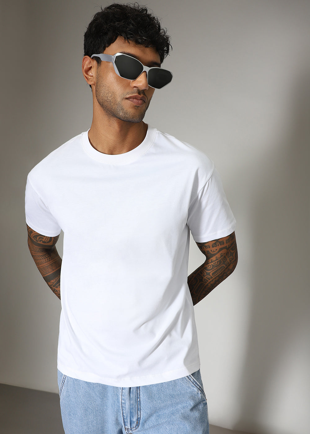 White Basic T-shirt