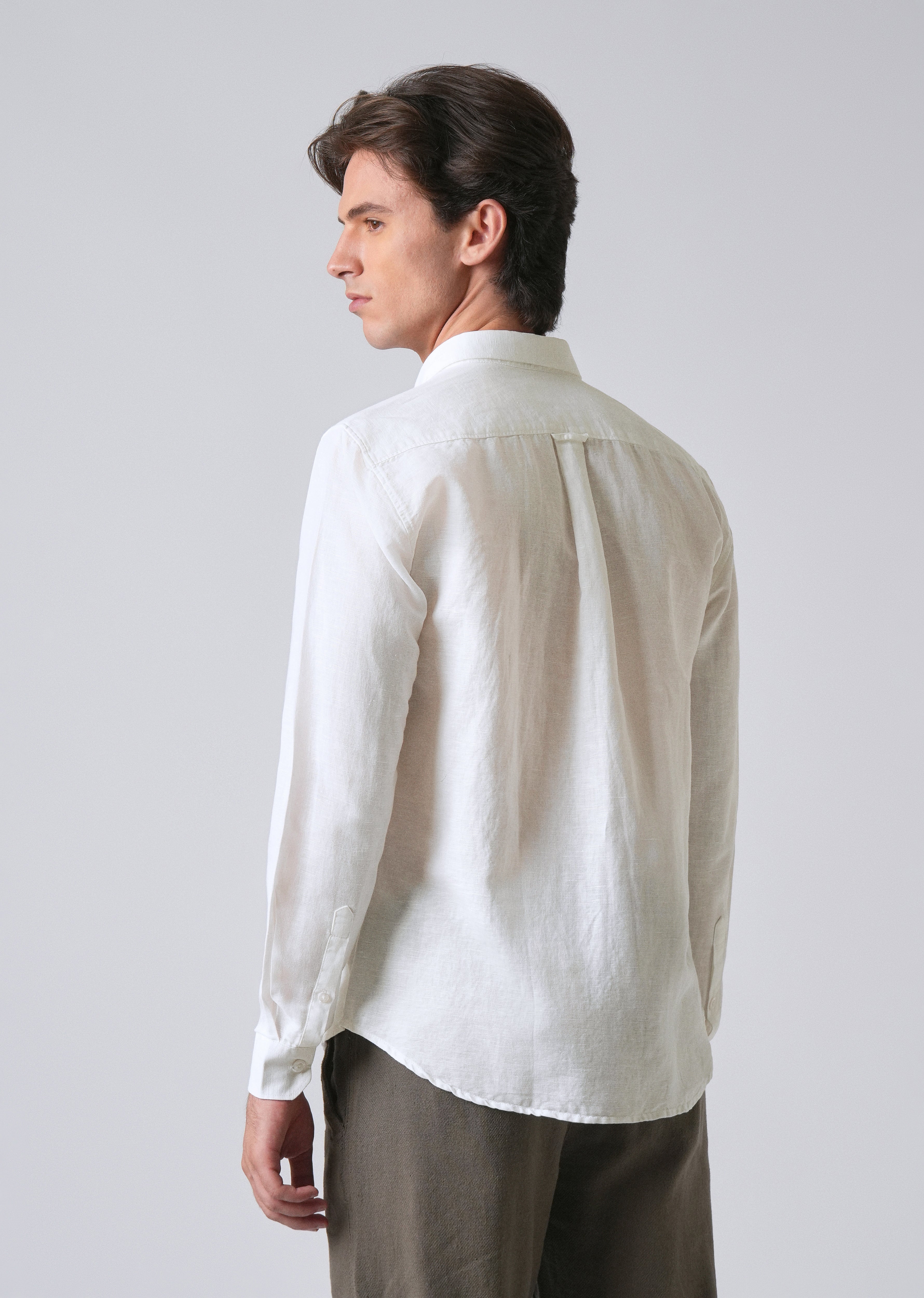 White Linen Shirt