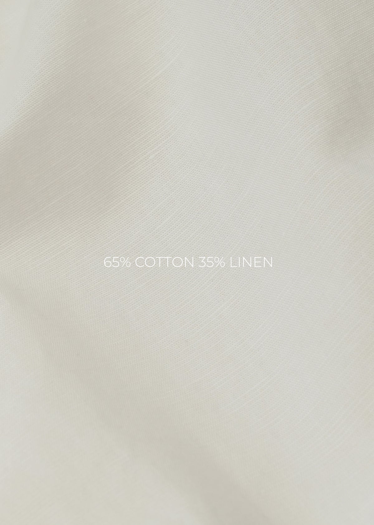 White Star Collar Cotton Linen Shirt