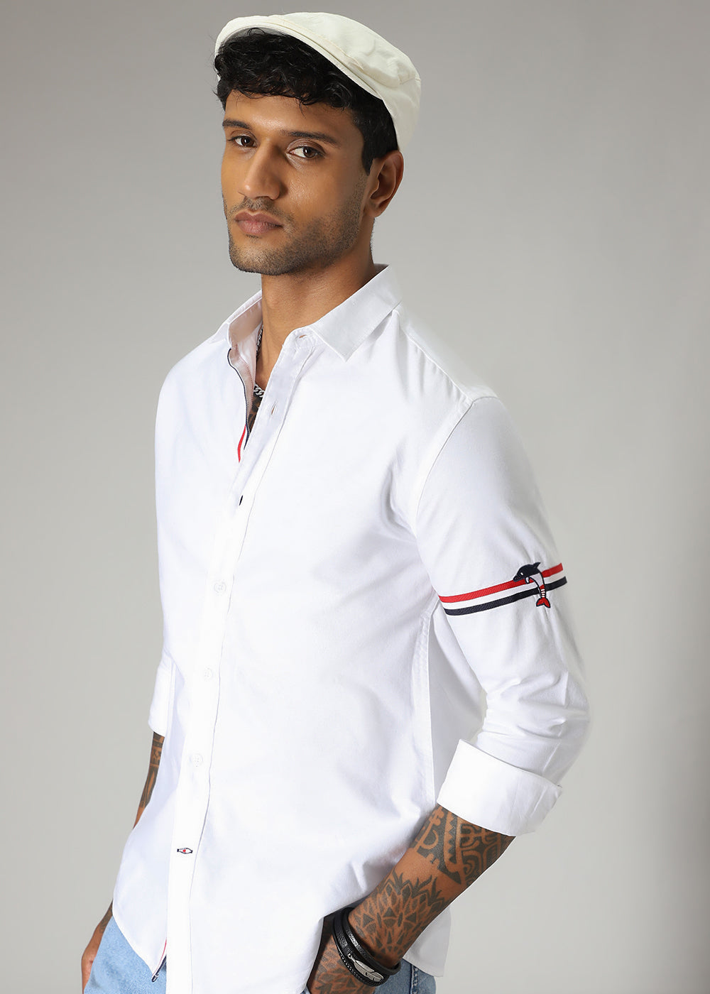 White Dolphin Oxford Shirt
